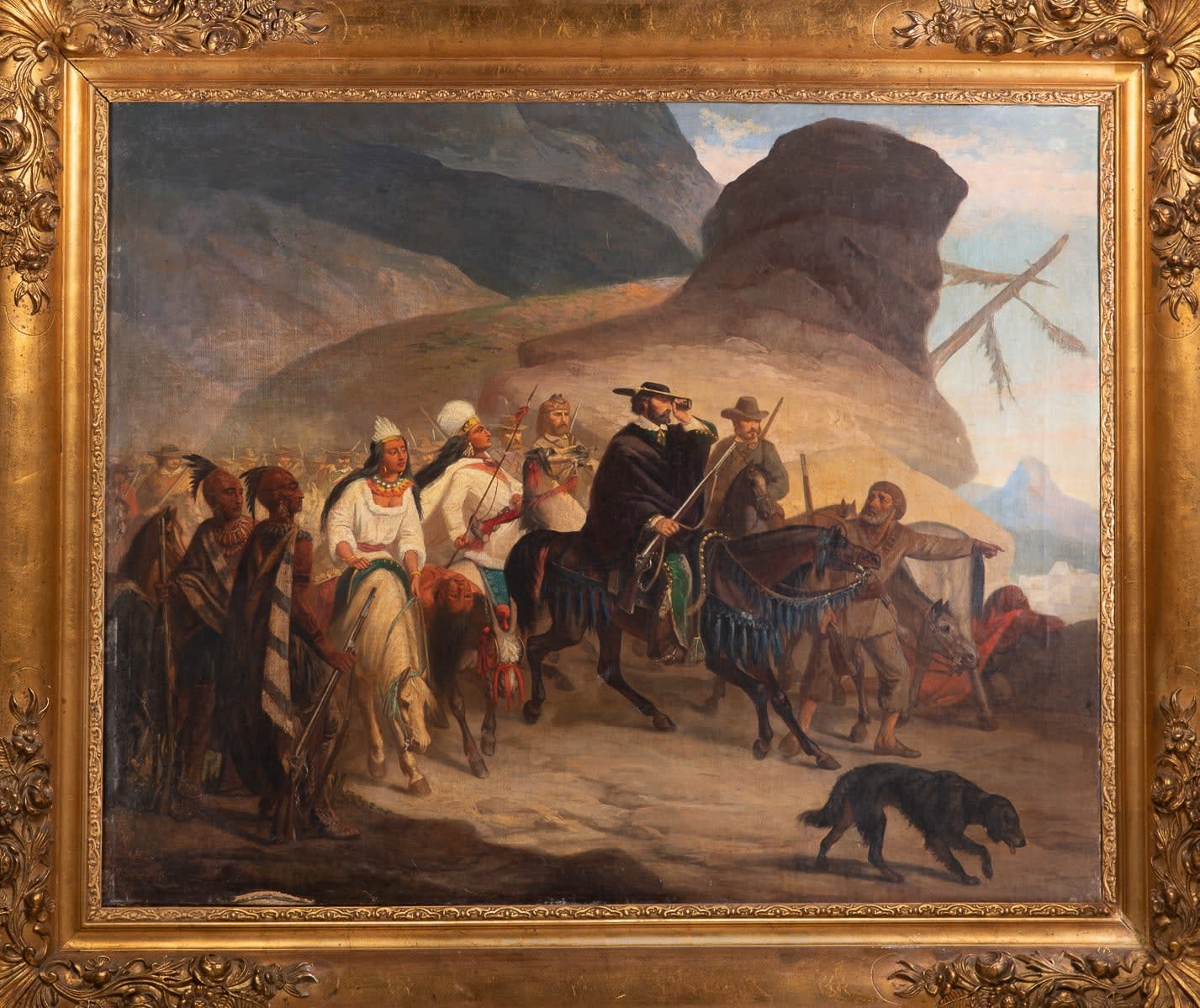 Allegorical Scene of the Lewis and Clark Expedition (1804–1806) Attributed to Léon Cogniet (1794–1880), 19th Century