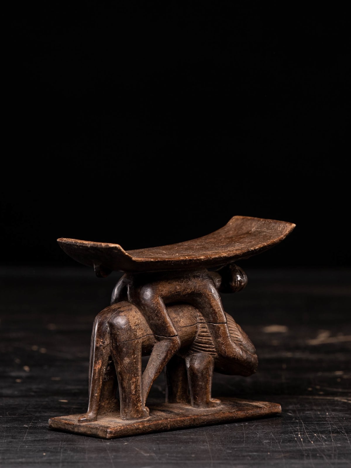 Ashanti Headrest Stool, Ghana, 1st half 20th Century