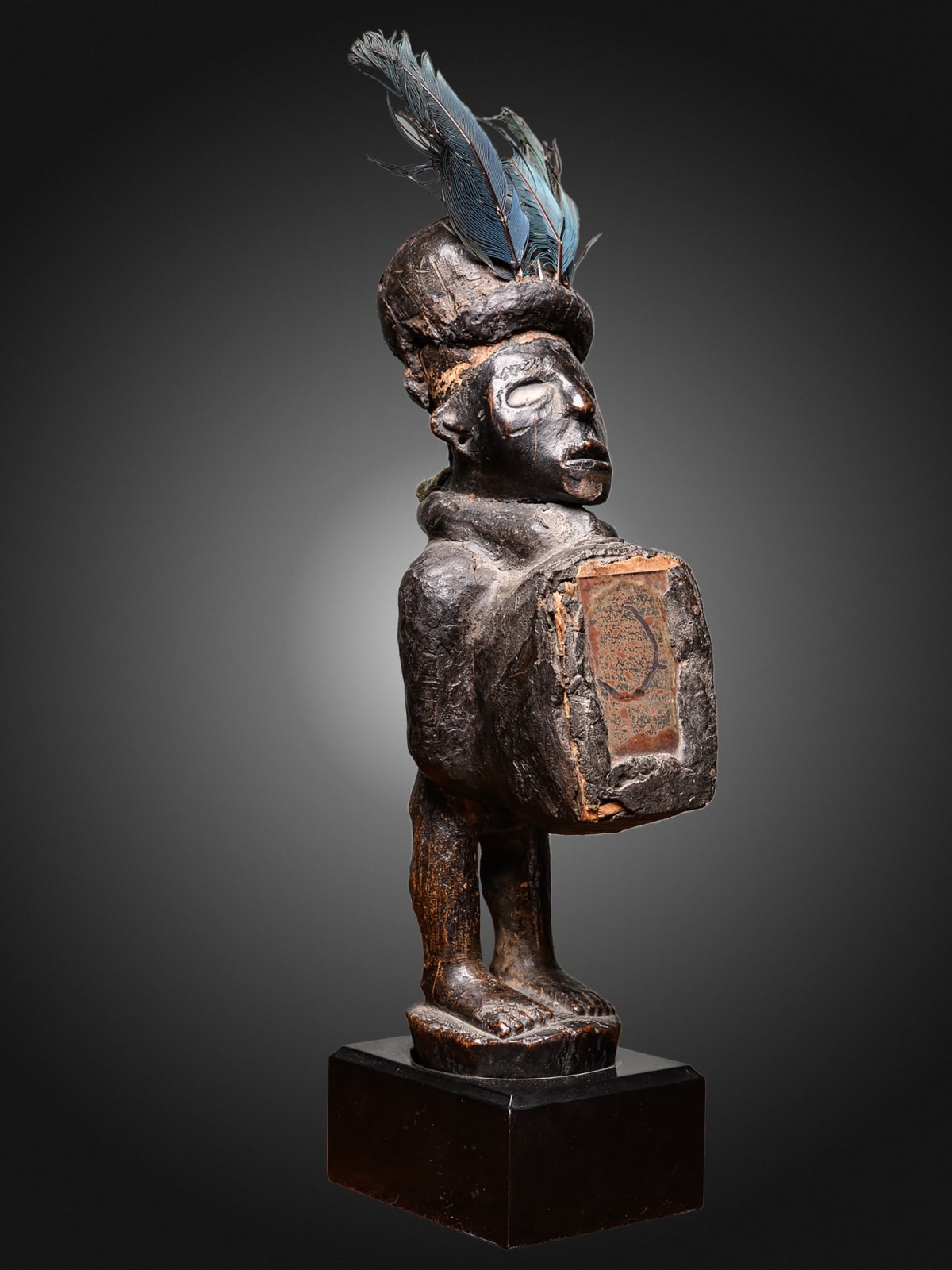 Kongo Mirror Power Figure, Villi People, DRC, 1st half 20th Century
