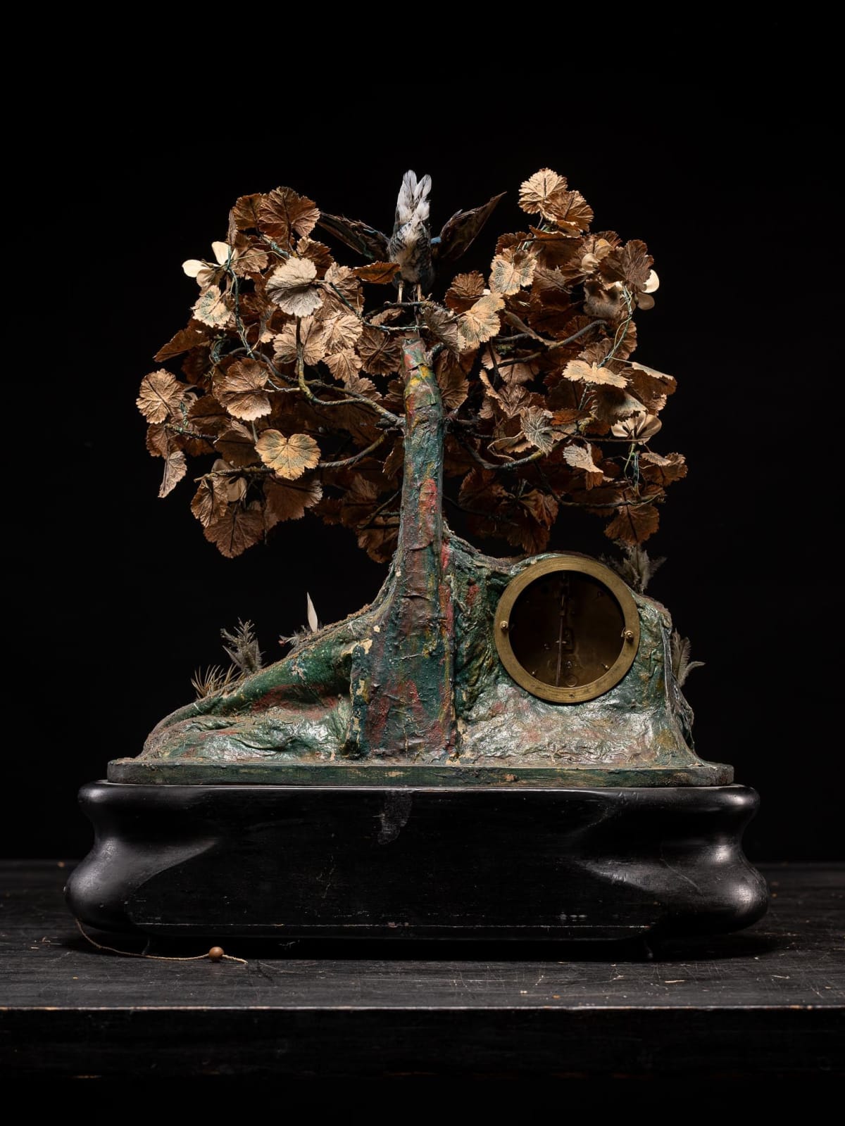 Blaise Bontems Musical Automaton Singing birds and Clock under glass dome., 19th Century