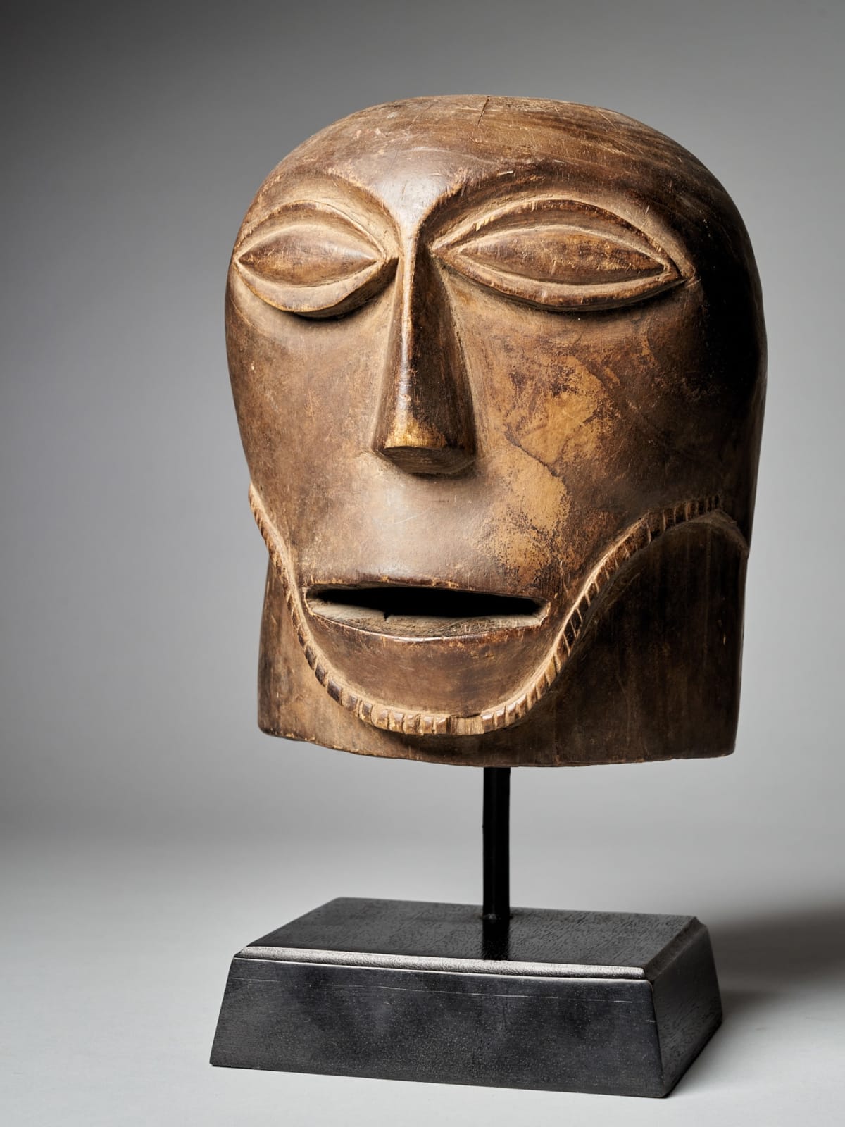 Luba-Hemba People, DRC. Helmet Mask.Provenance coll.Sulsenti 1930's, 1920/1930