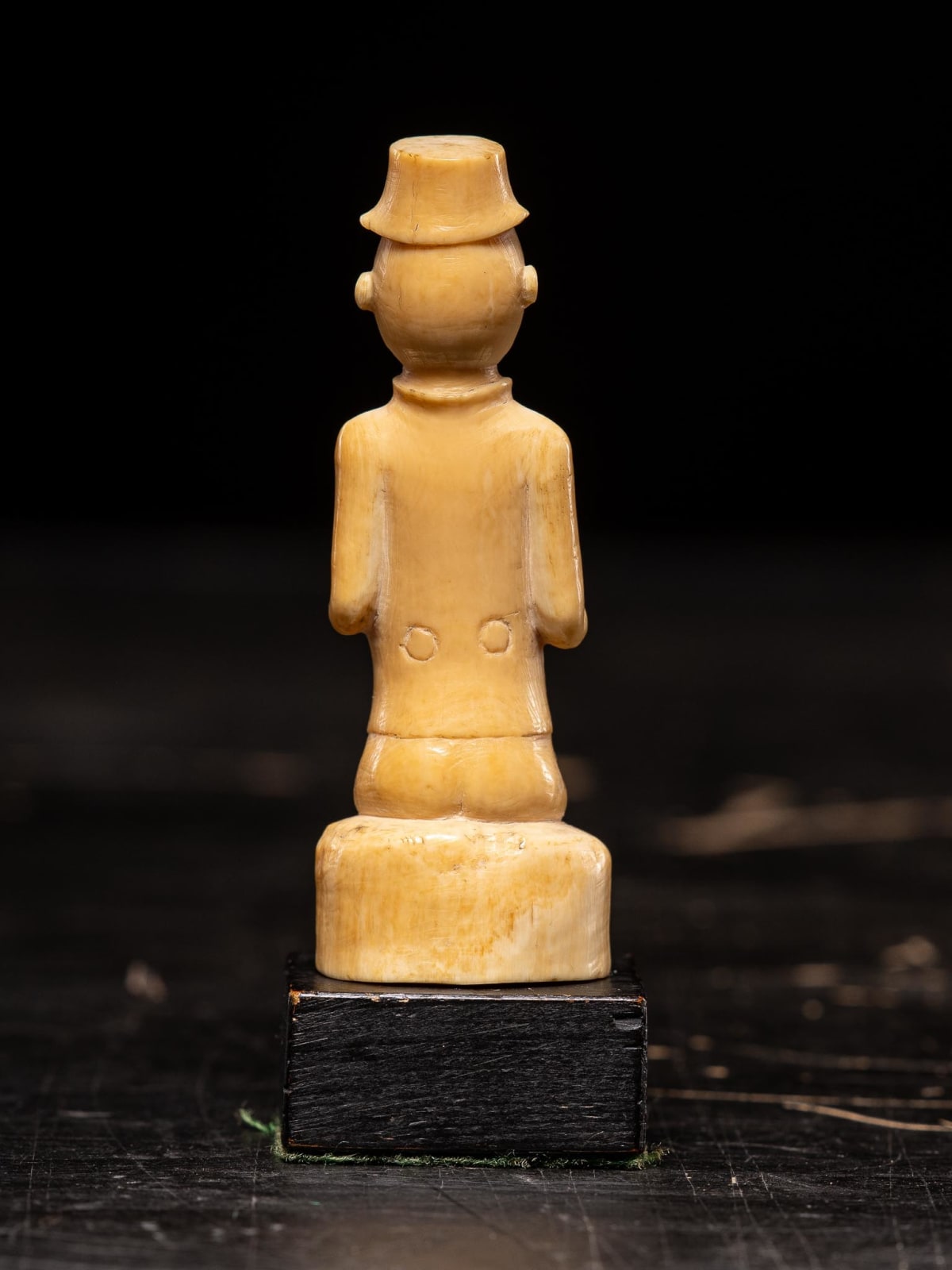 European figure carved by the Kongo people of the Loango Region, DRC, late 19th-early 20th C