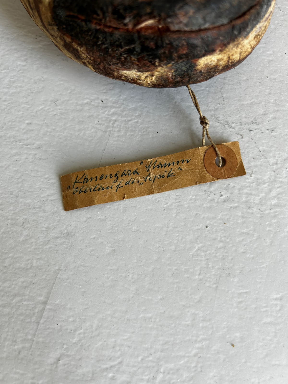 An important overmodeled head collected in the village of Kaningra/ Kaningira before 1914, Iatmul People, Middle Sepik, Papua-New-Guinea., 1st half 20th C