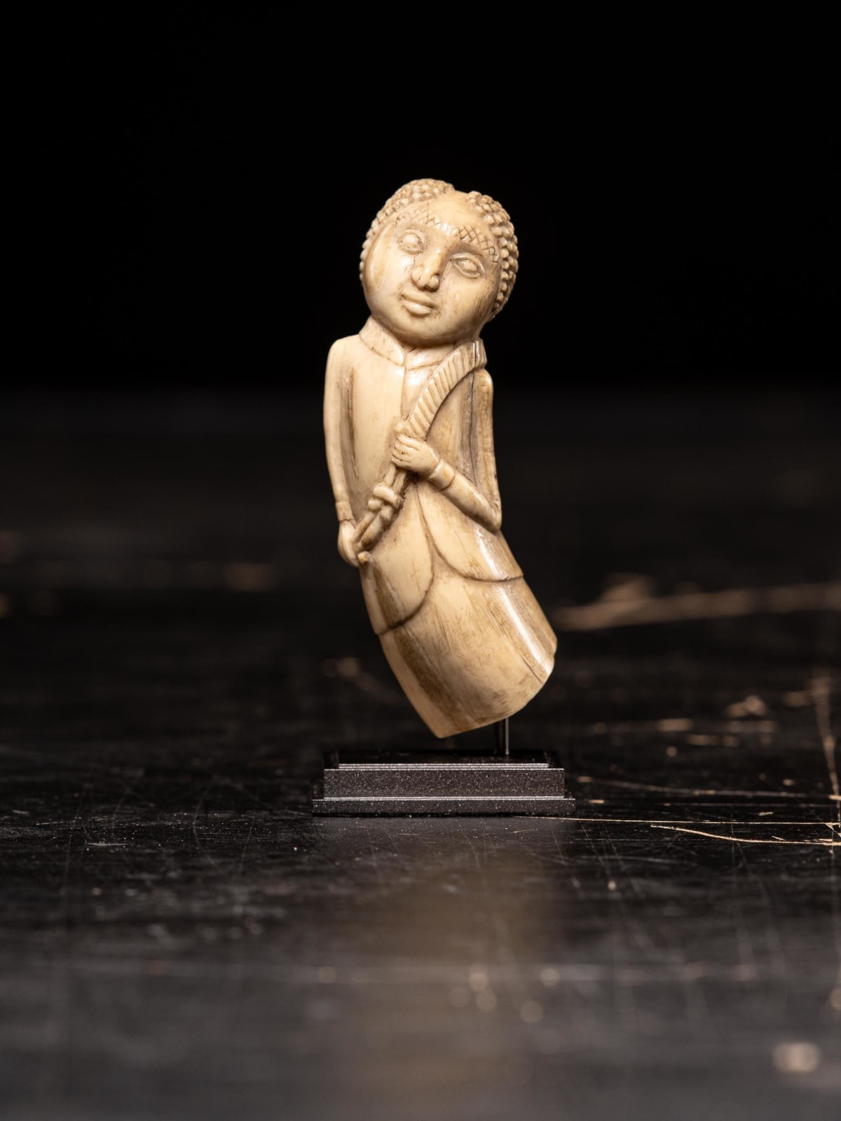 European figure carved by the Kongo people of the Loango Region, DRC, 19-20th Century