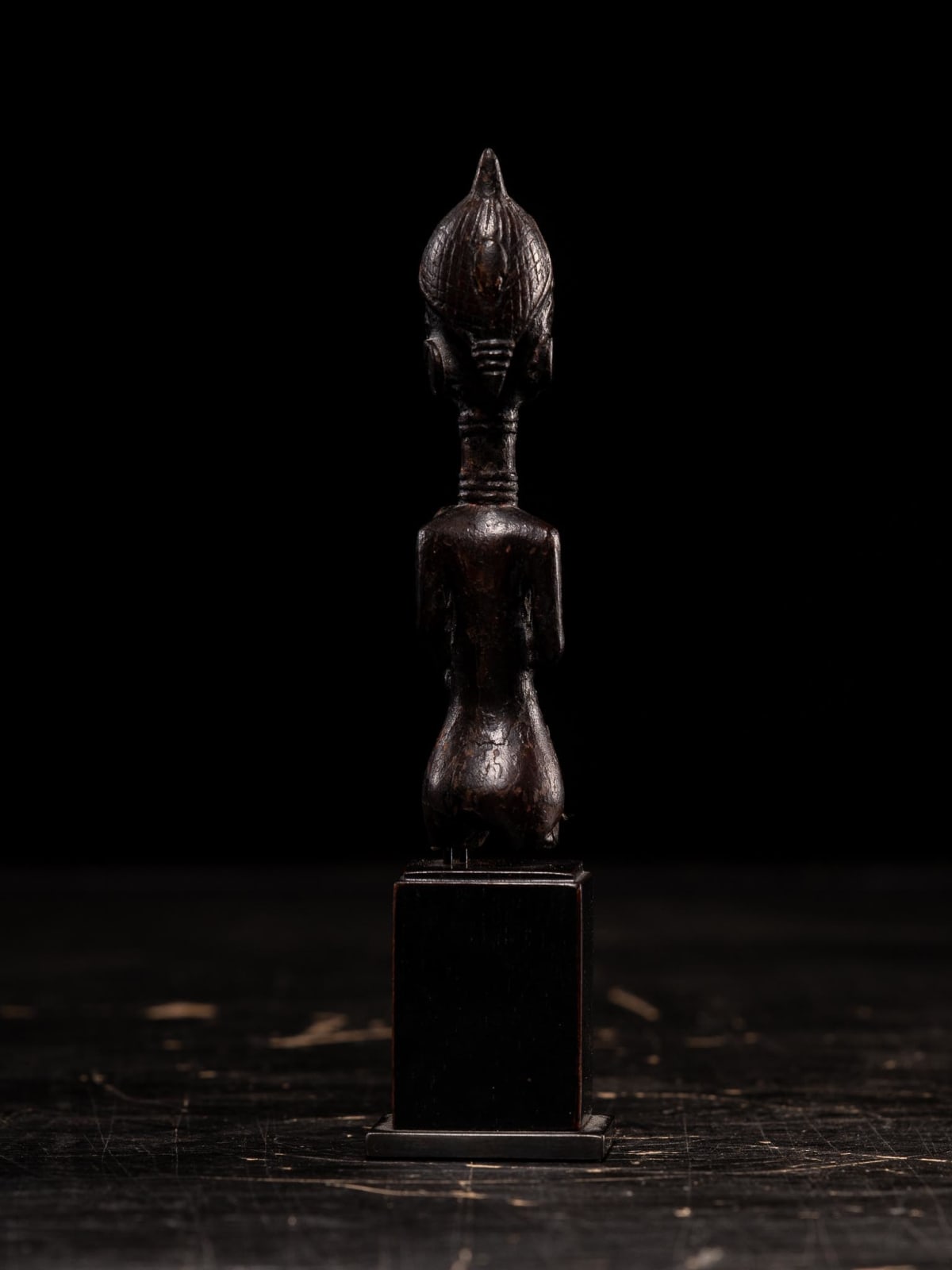 Small Maternity Figure with Infant, Benelulua People, DRC, 1st half 20th C