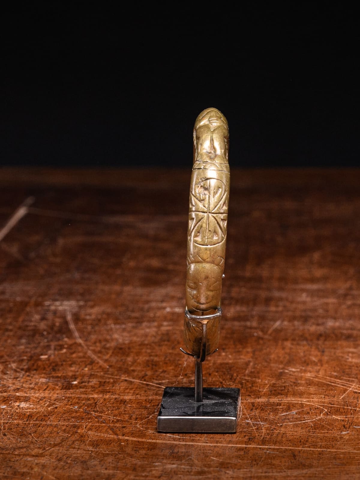 Kongo Lemba Cult Brass Bracelet, 1st half 20th Century