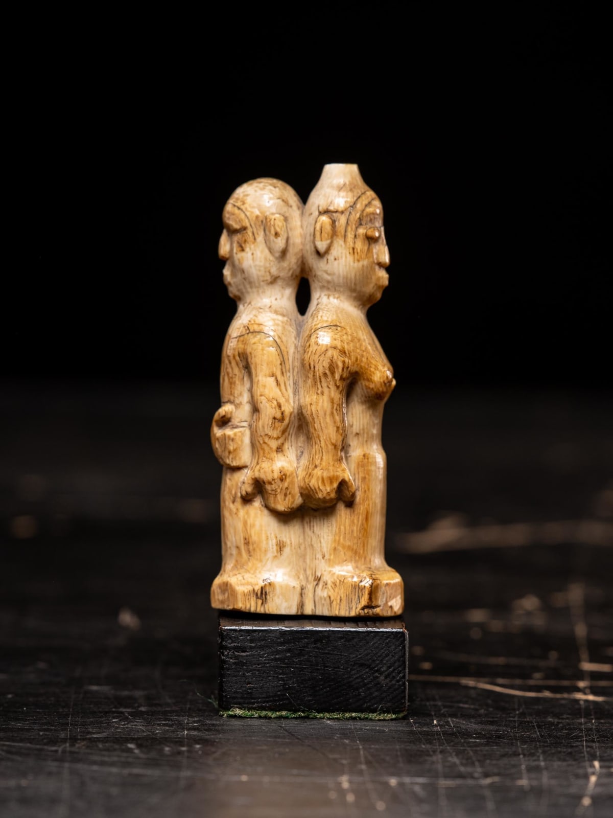 Figure carved by the Kongo people of the Loango Region, DRC, late 19th-early 20th C
