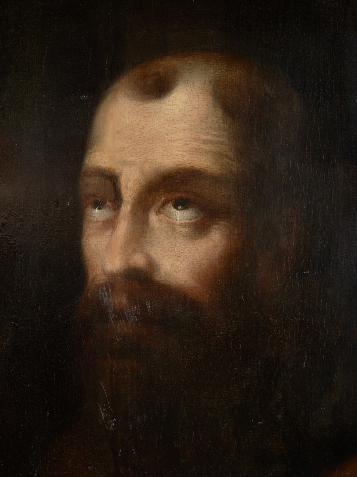17th C Saint Francis in Ecstasy, Flemish School, Oil on Oak Panel, 17th Century
