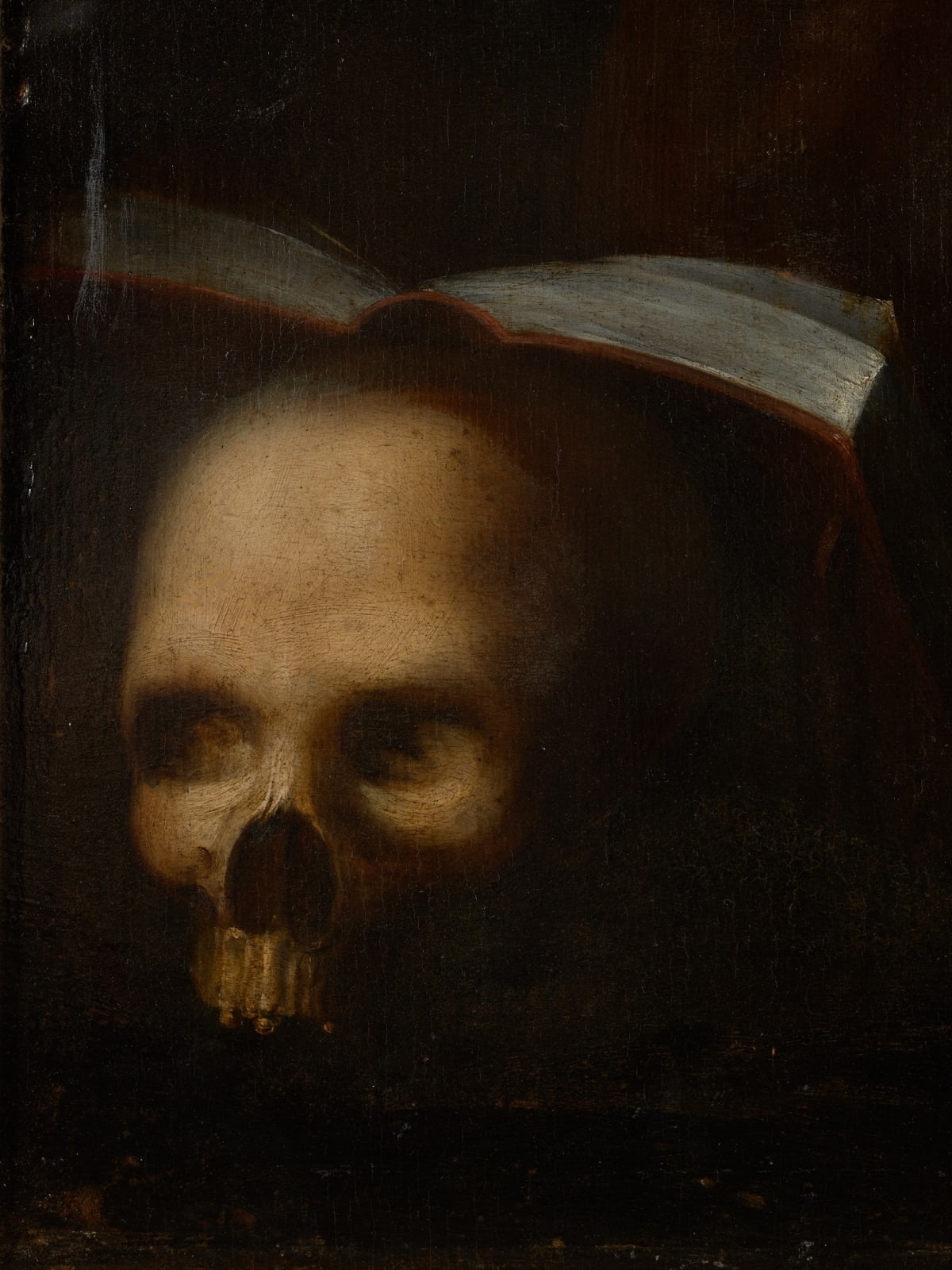 17th C Saint Francis in Ecstasy, Flemish School, Oil on Oak Panel, 17th Century