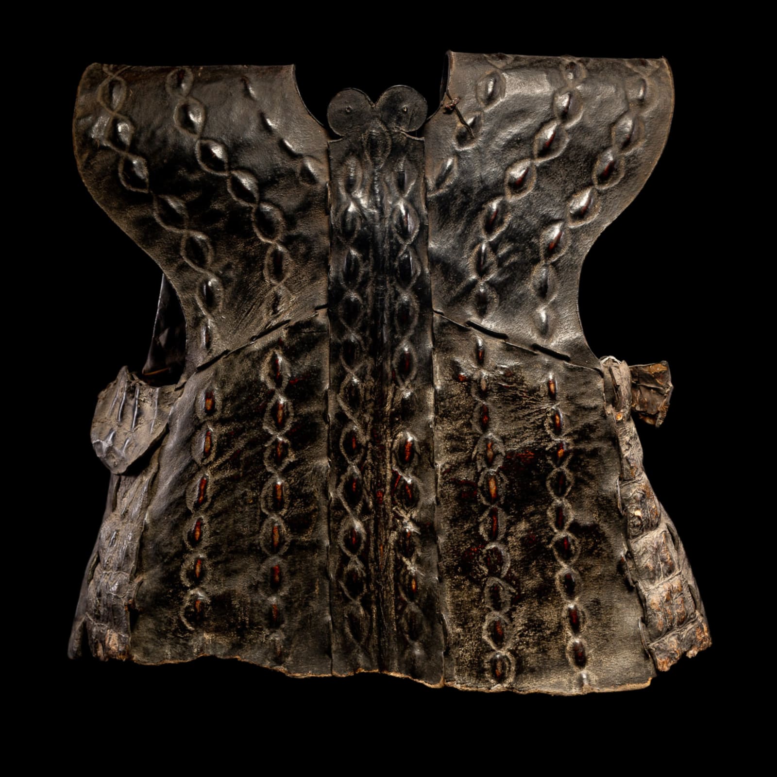 Nias Oroba Leather vest-shaped Cuirass Armor., 19th C