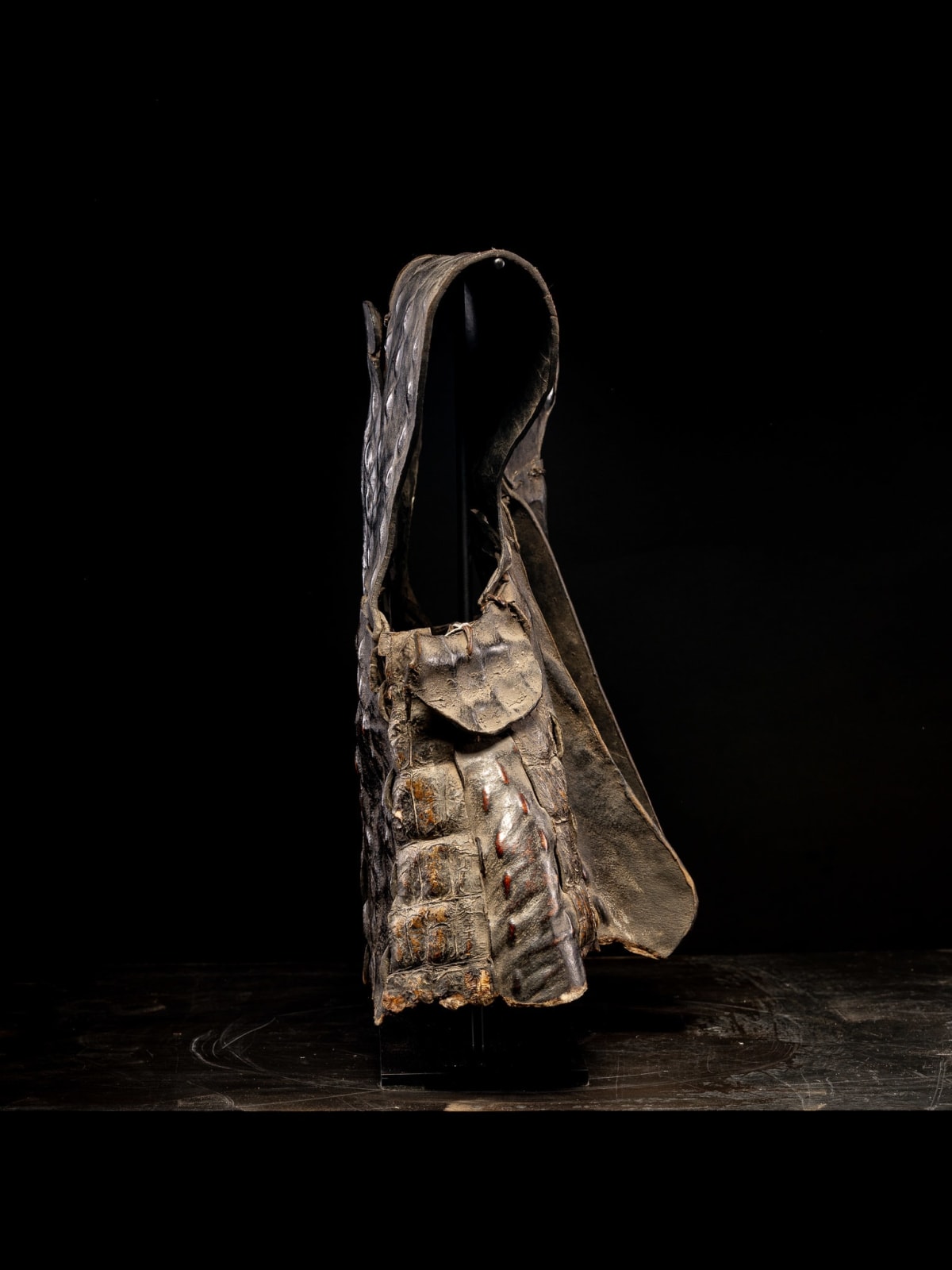 Nias Oroba Leather vest-shaped Cuirass Armor., 19th C