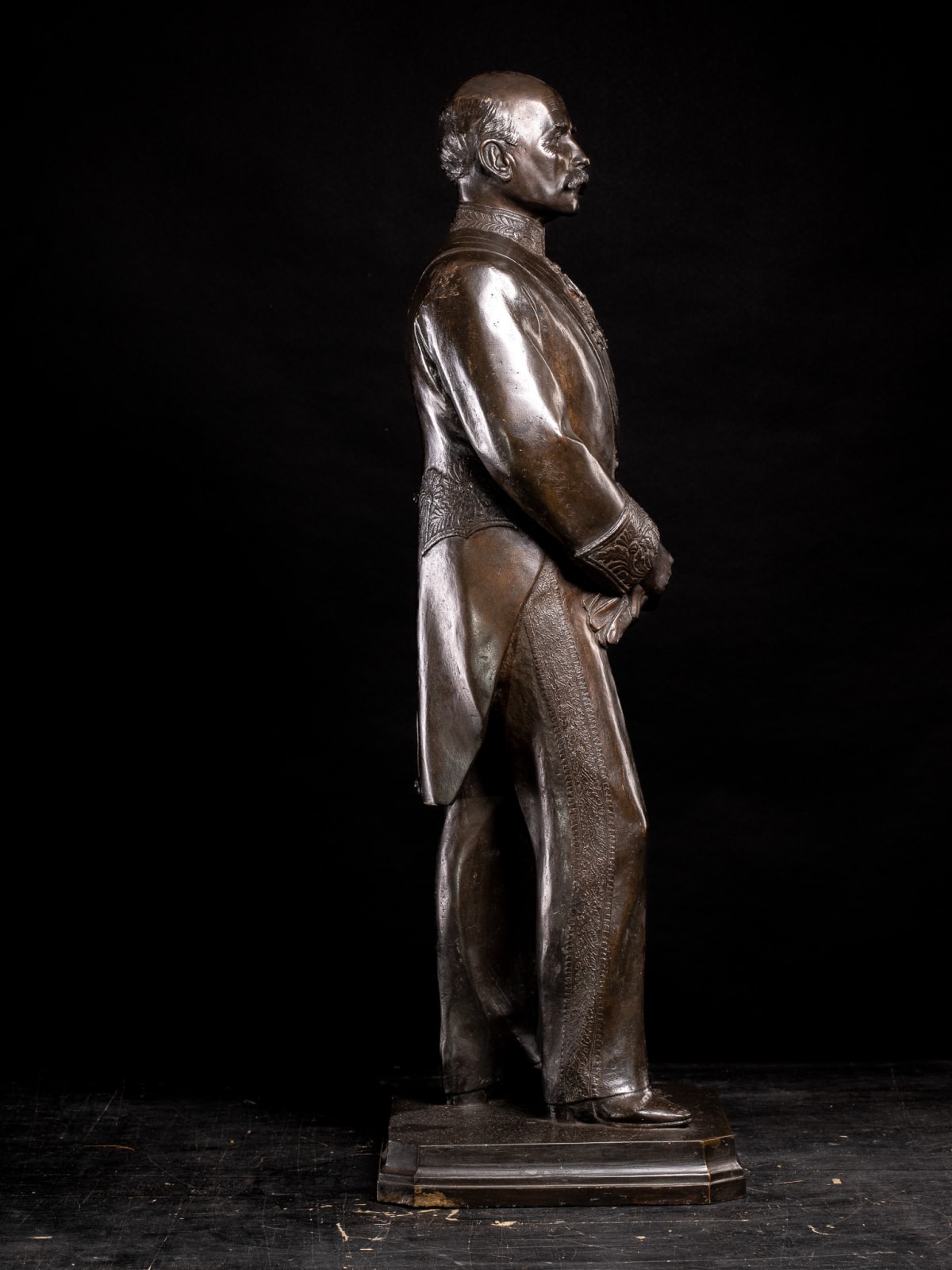 Sir Frederick Lugard-Colonial administrator Nigeria. Bronze by Herbert Cawood 1938, 20th Century