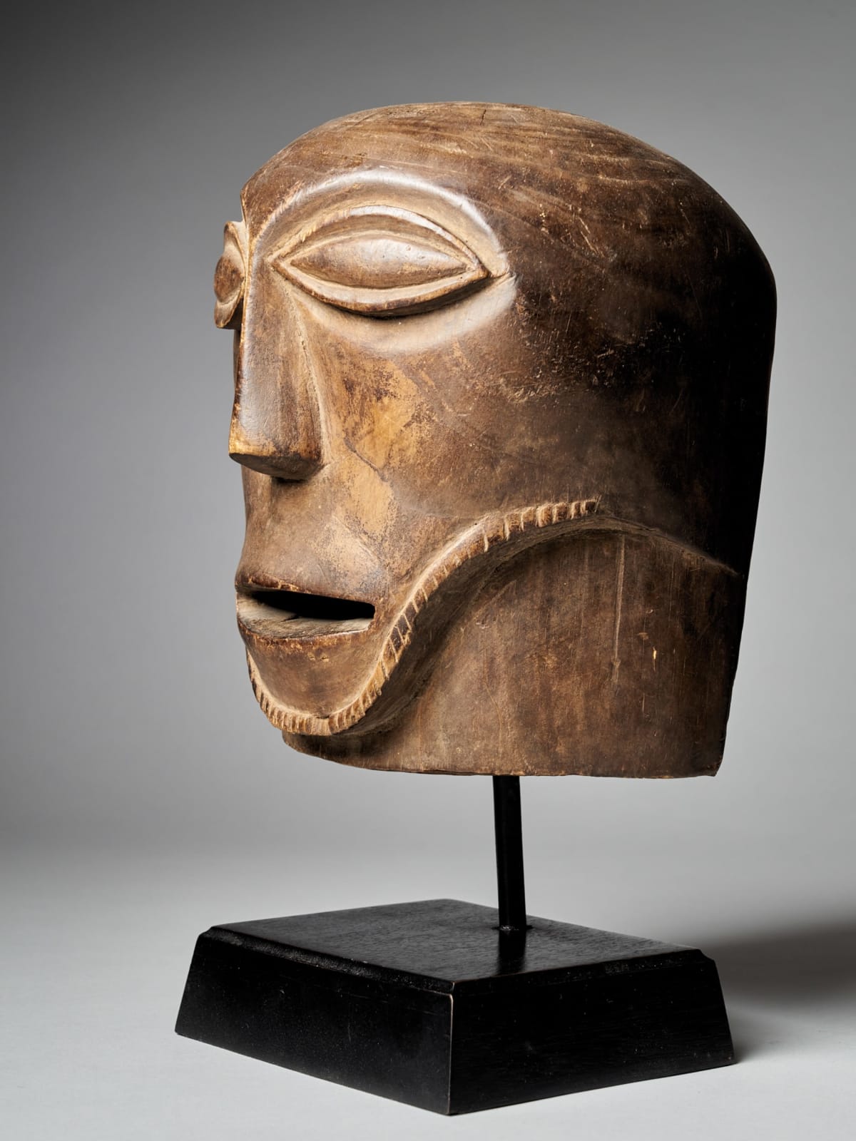 Luba-Hemba People, DRC. Helmet Mask.Provenance coll.Sulsenti 1930's, 1920/1930
