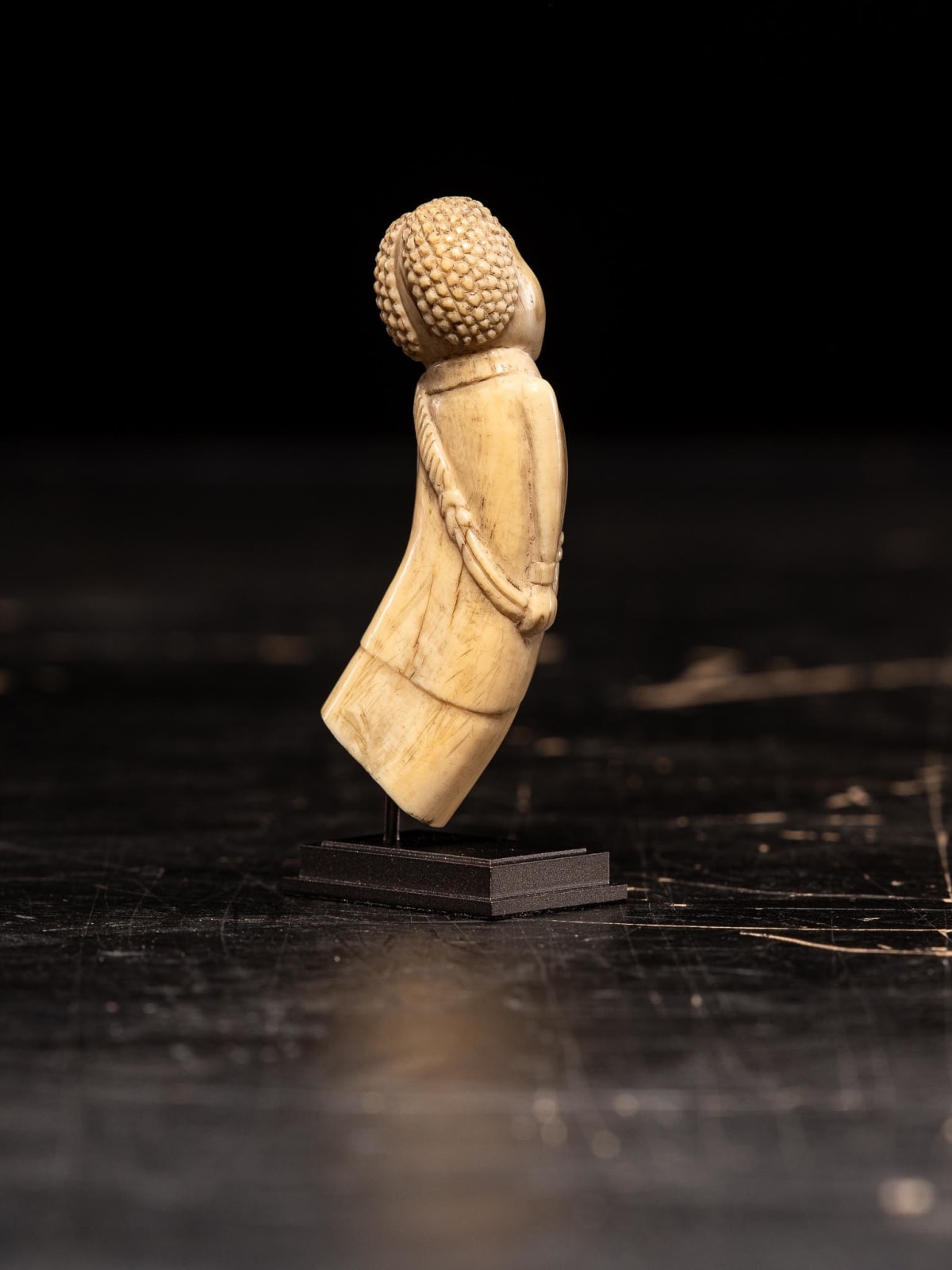 European figure carved by the Kongo people of the Loango Region, DRC, 19-20th Century