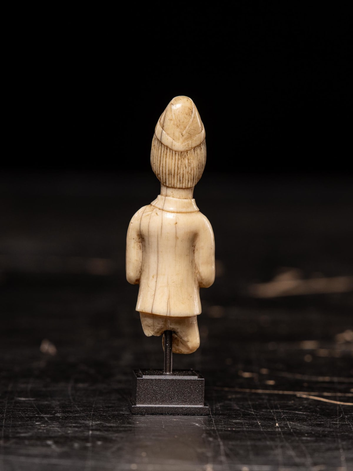 European figure (leg missing) carved by the Kongo people of the Loango Region, DRC, 19-20th Century