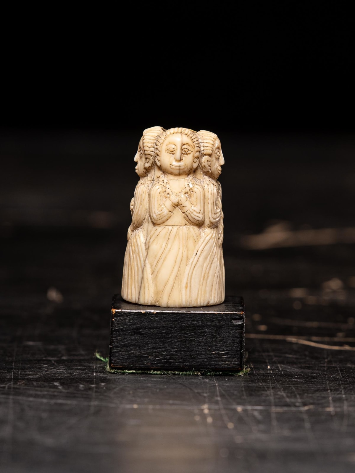 European figure carved by the Kongo people of the Loango Region, DRC, late 19th-early 20th C