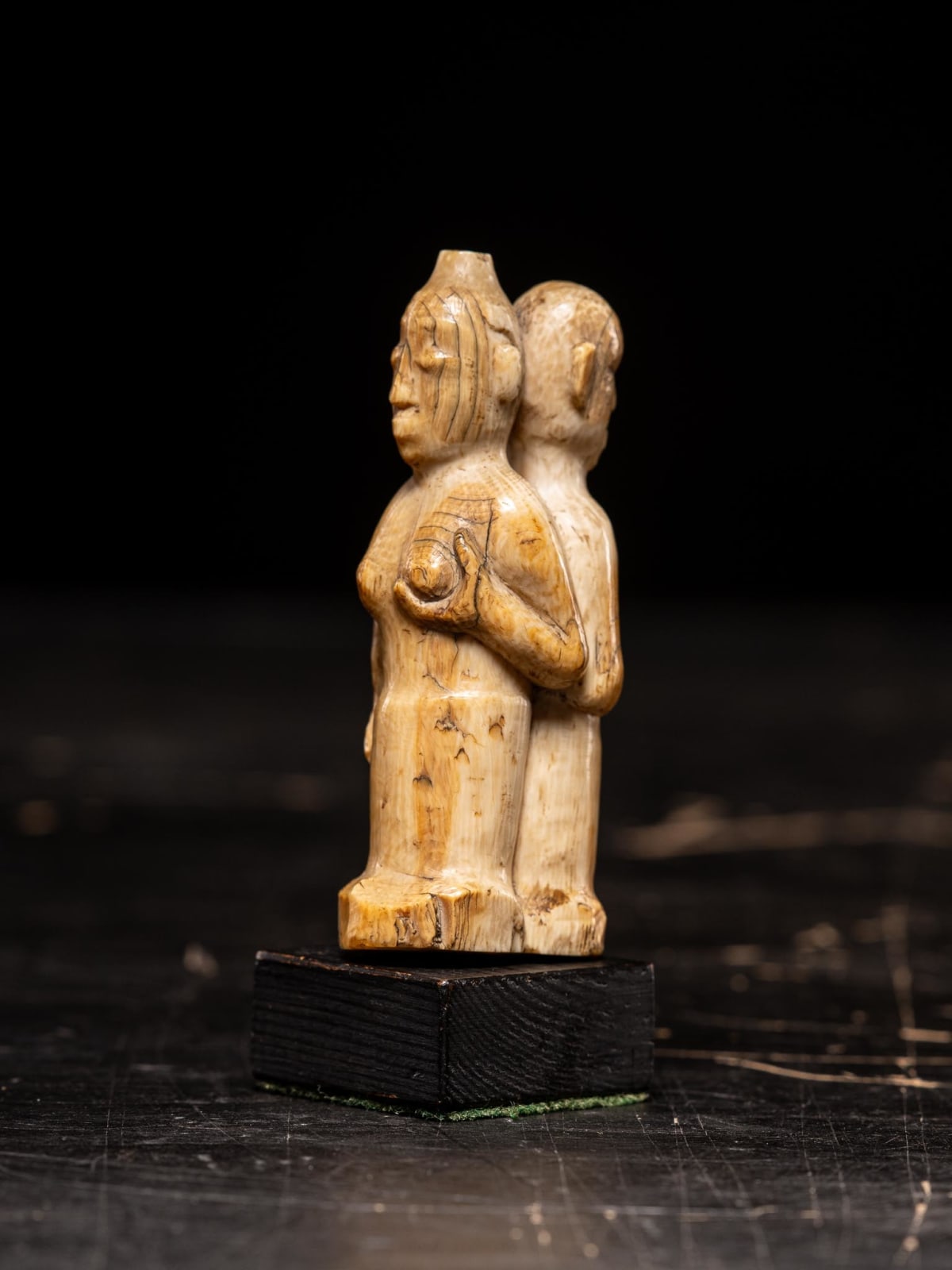 Figure carved by the Kongo people of the Loango Region, DRC, late 19th-early 20th C