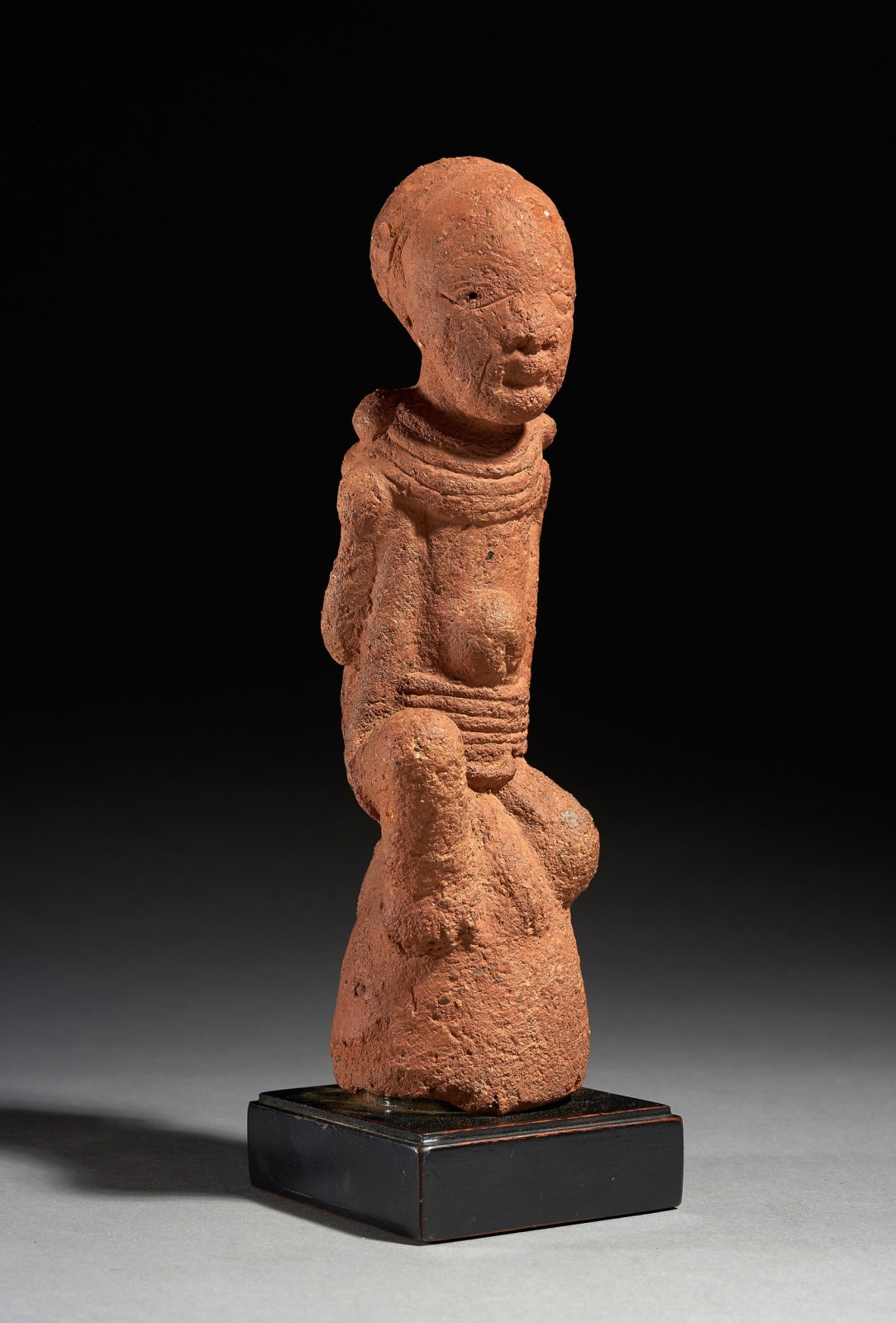 Standing Intact 2000 year old Terracotta Figure,Nok Culture,Nigeria.Ciram certificate dd 2013., 1st C