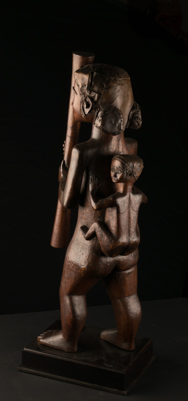 A standing Maternity Figure, Mabea-Fang People, Cameroon, 1st half 20th C