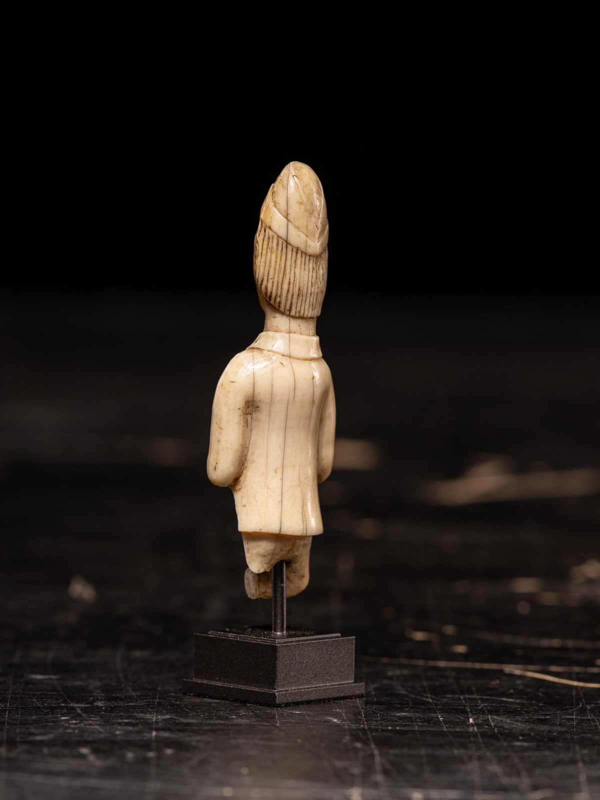 European figure (leg missing) carved by the Kongo people of the Loango Region, DRC, 19-20th Century
