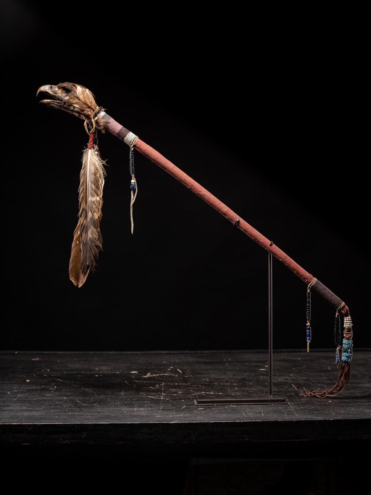 Native American Ceremonial Eagle staff, 19-20th Century