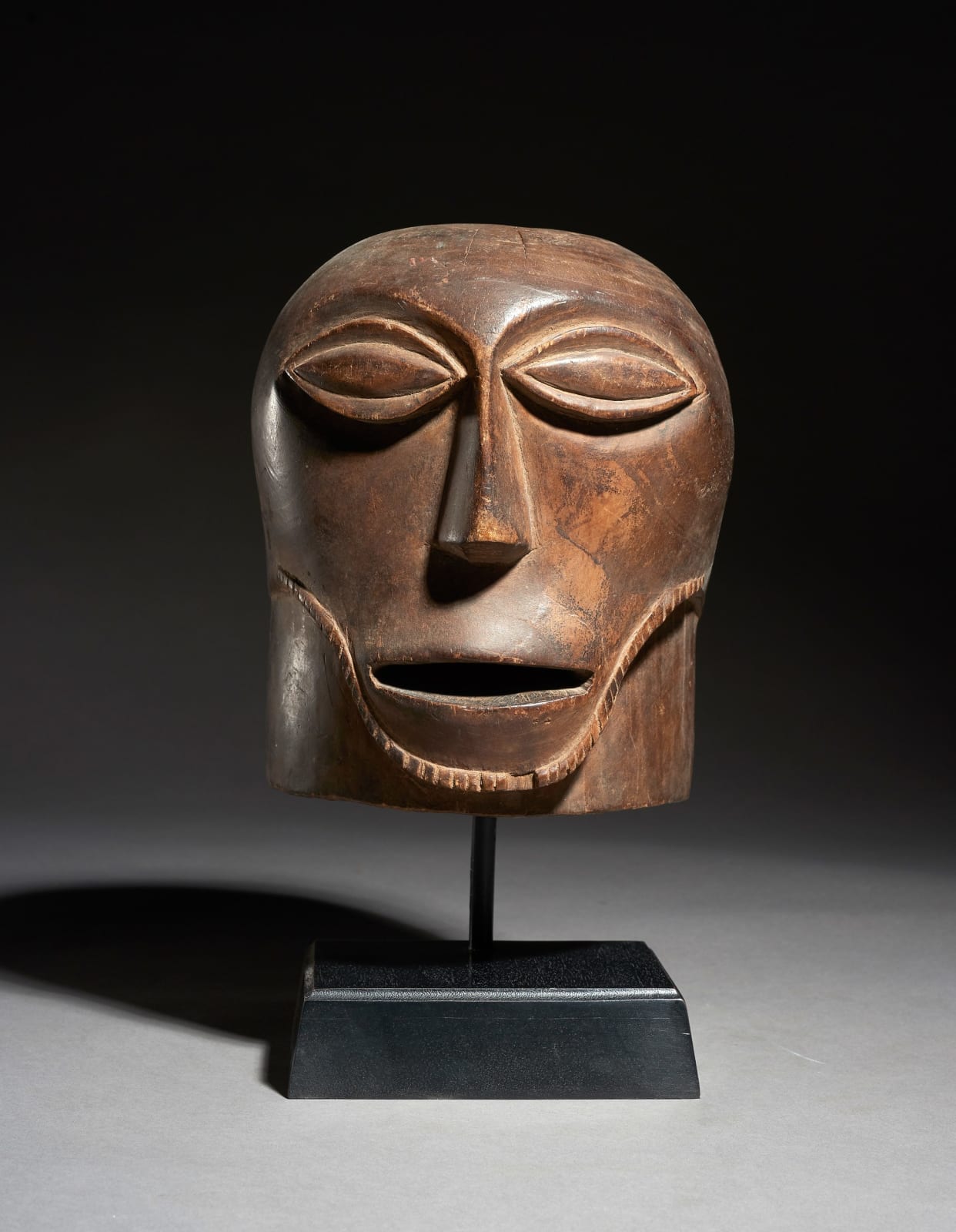 Atypical Helmet Mask, Luba-Hemba People, DRC.Provenance coll.Sulsenti 1930's, 1920/1930