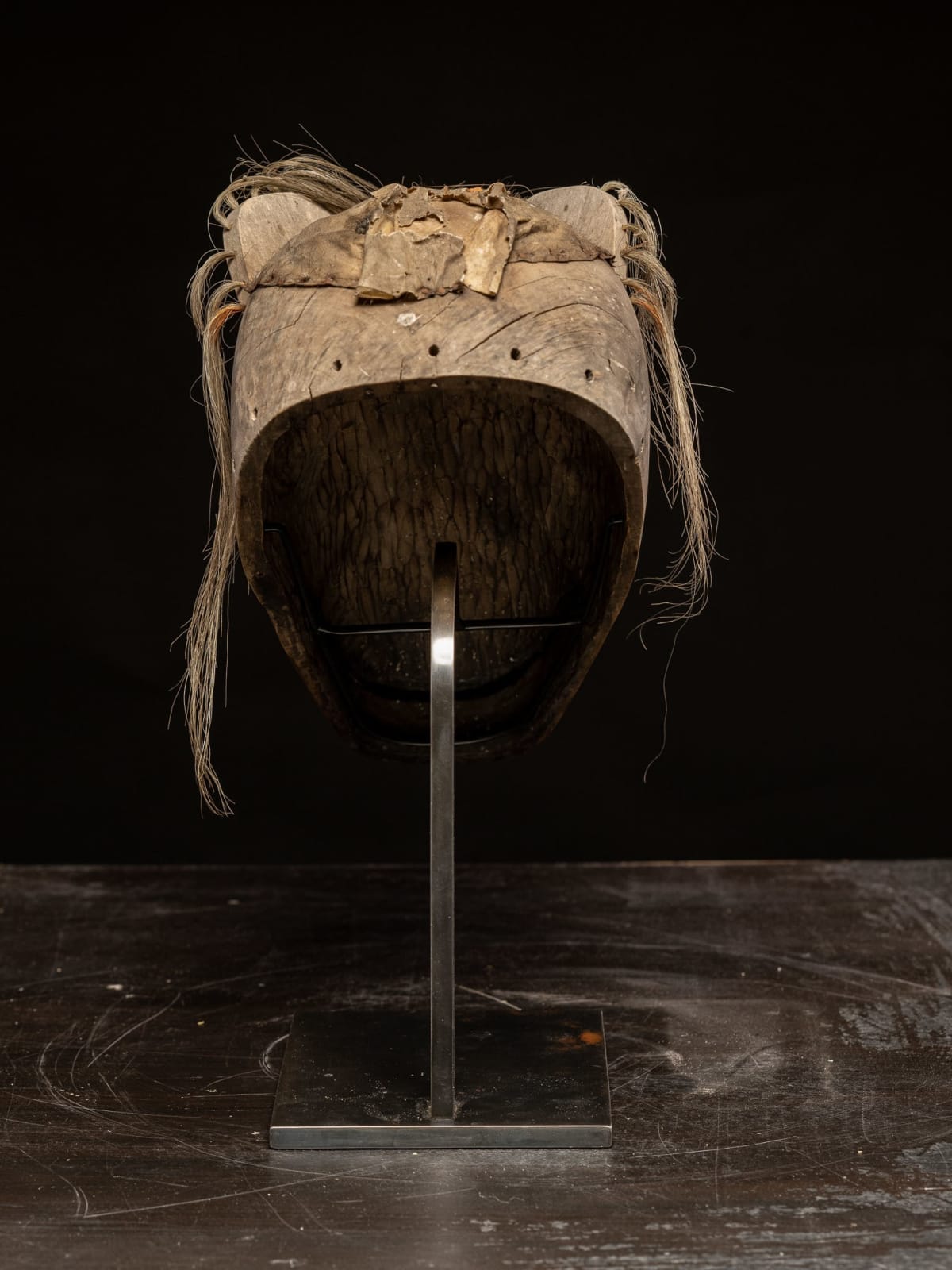 19th C Mask used in the Wolf dance, North West Coast, Canada., 19th C