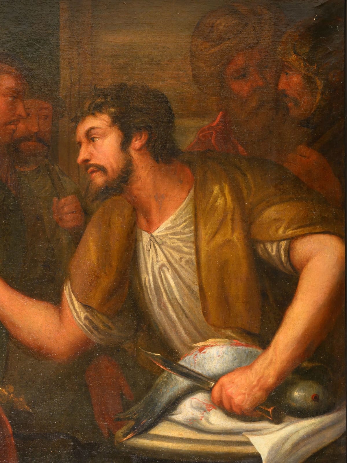 17th C The Ring of Polycrates, Tyrant of Samos, Circle of Antonio Molinari (Venise, 1655–1704), 17th C