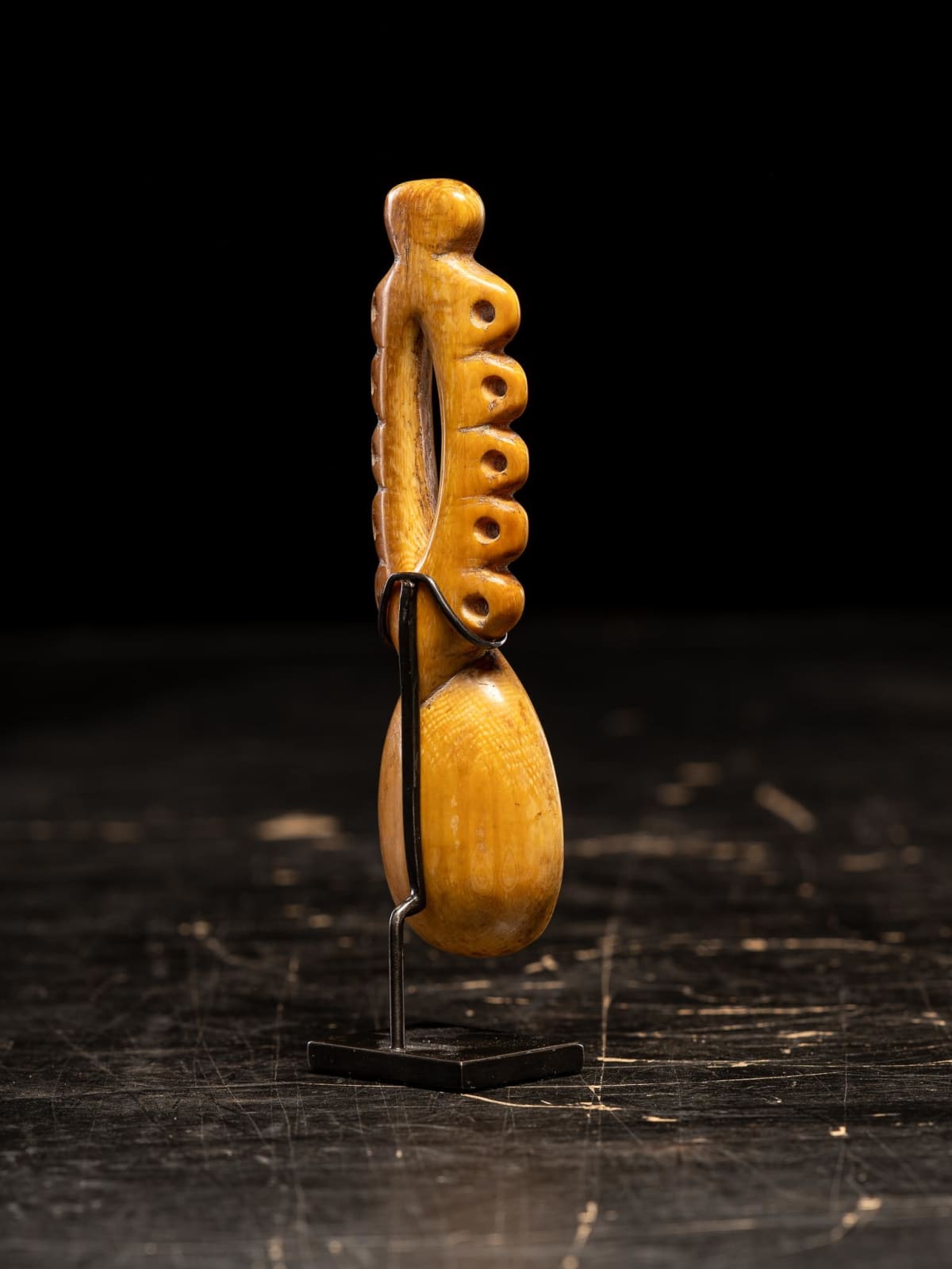 Lega ceremonial ivory Spoon, 1st half 20th C