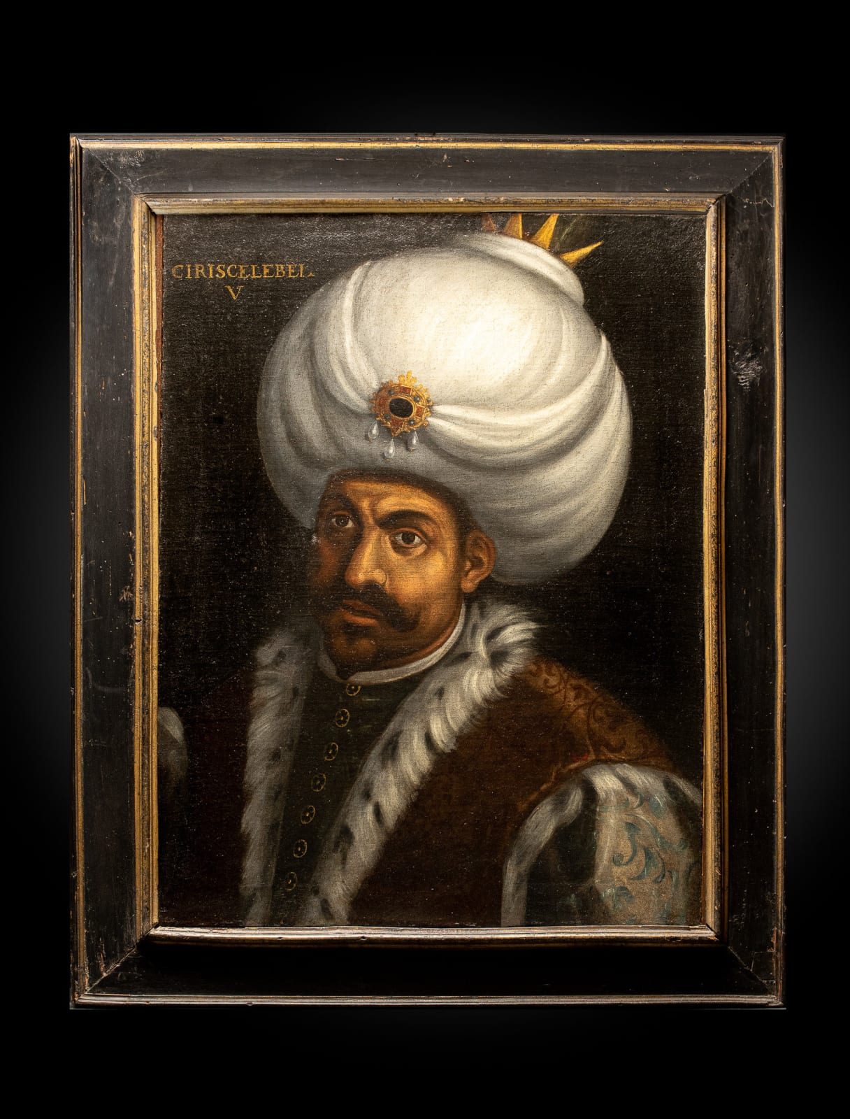 Portrait of Sultan Isa Çelebi (died 1403), identity inscribed in Latin,Venetian School, 16th Century
