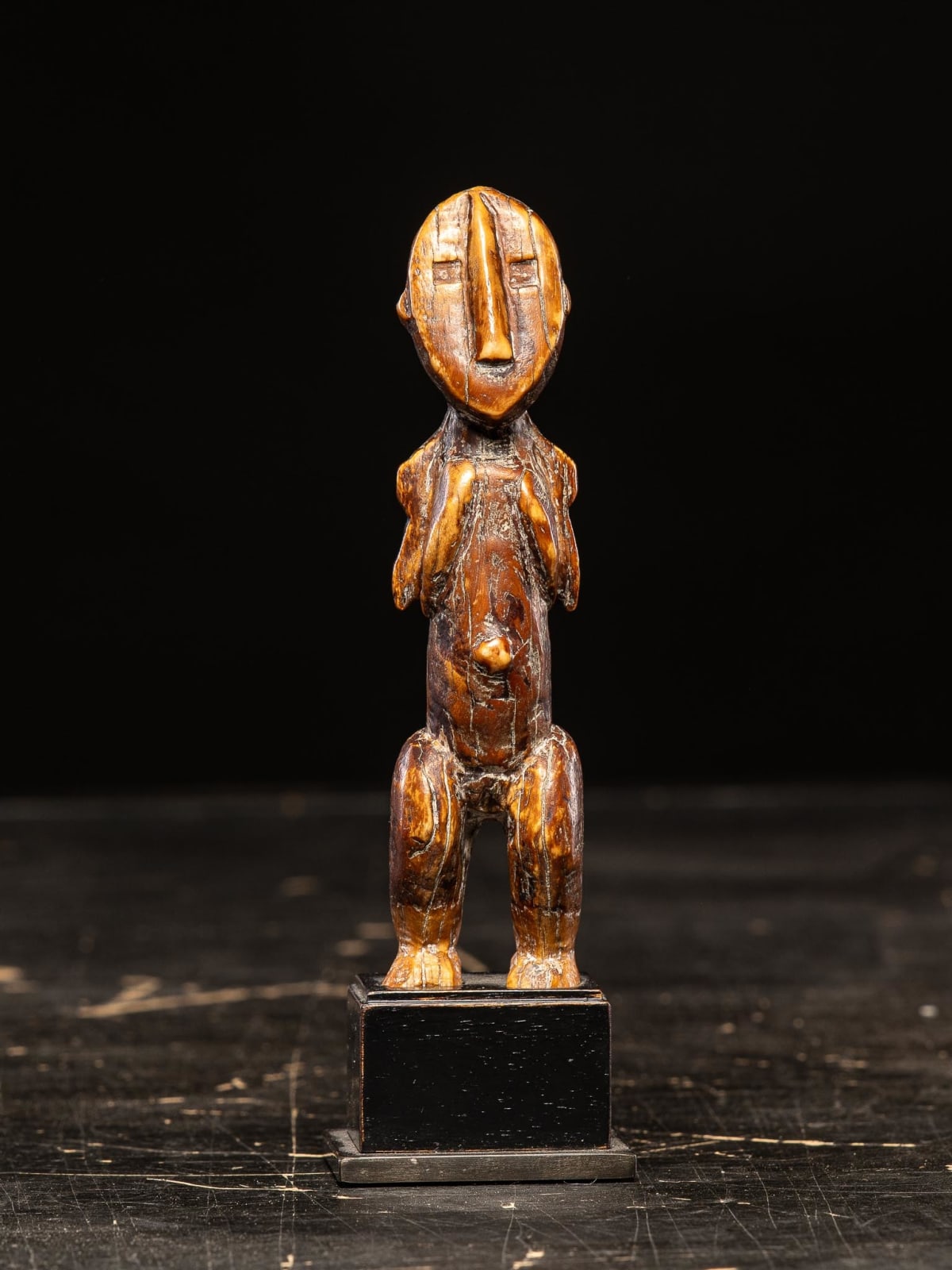 Lega ceremonial ivory statue., 1st half 20th C