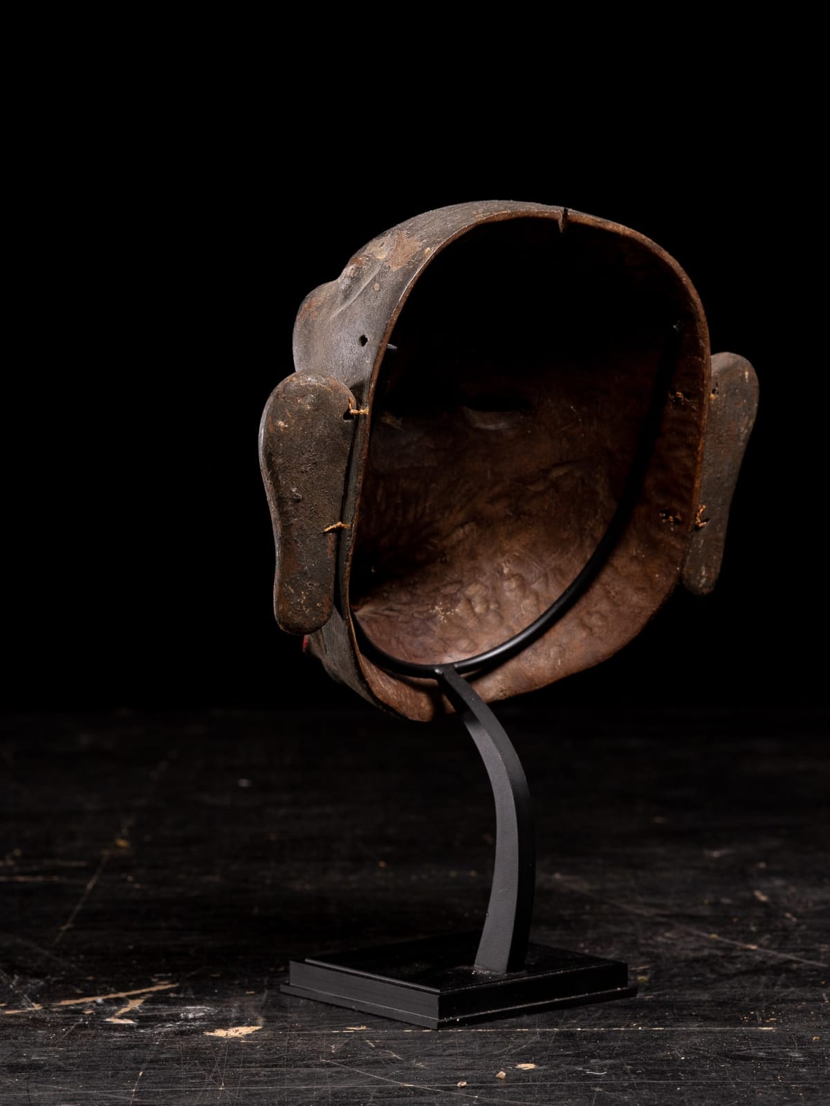 Balinese Hanuman mask in Polychromed light Wood, Indonesia, 20th Century