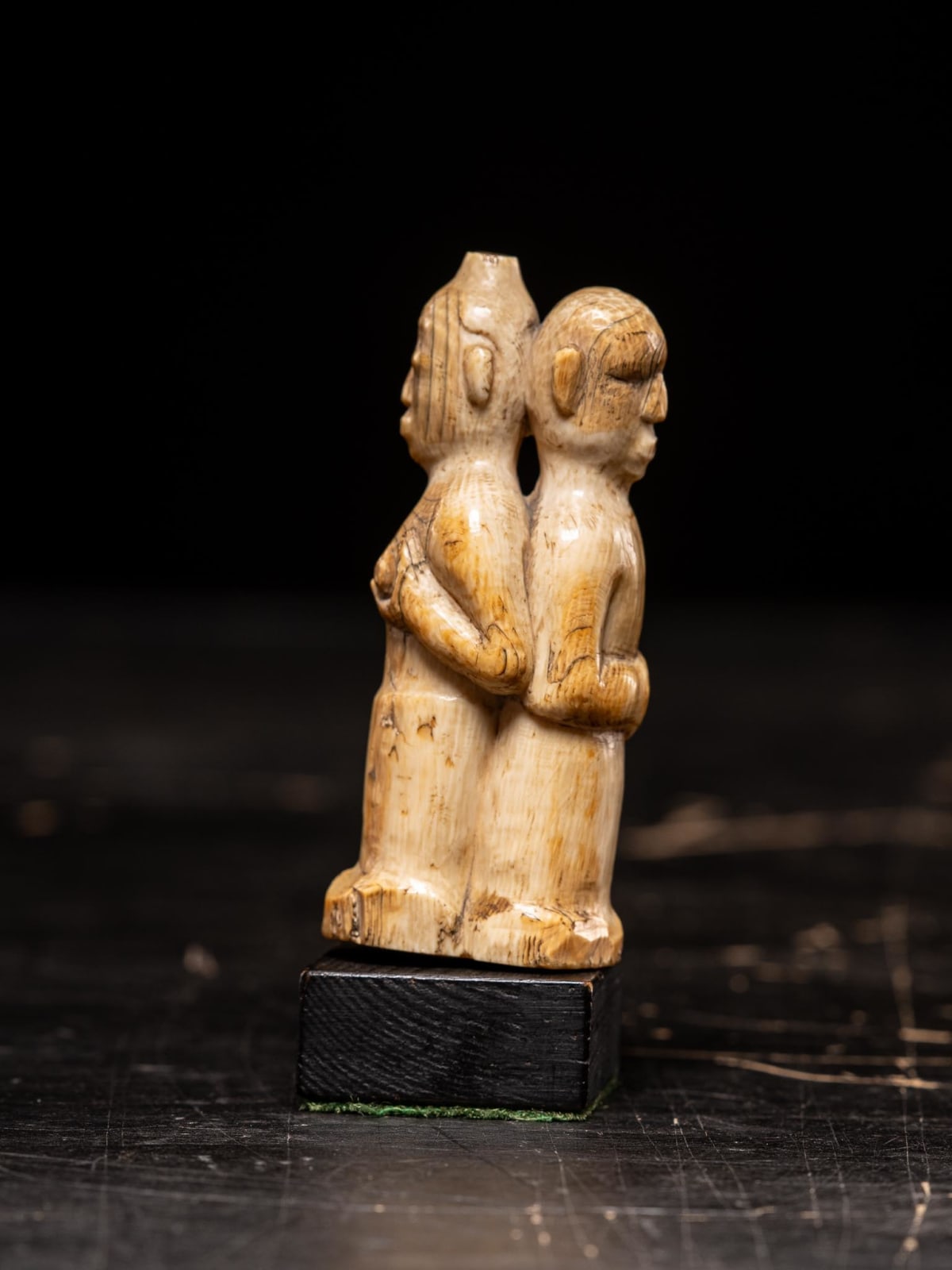 Figure carved by the Kongo people of the Loango Region, DRC, late 19th-early 20th C