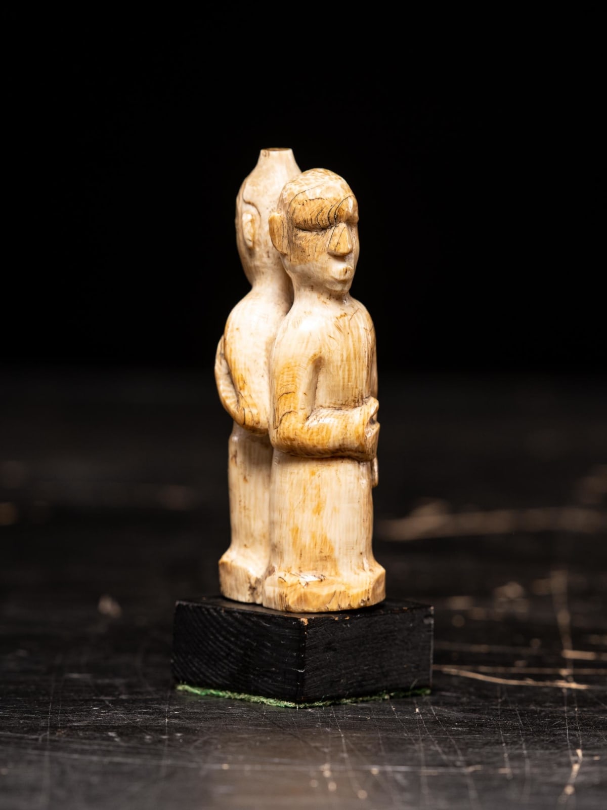 Figure carved by the Kongo people of the Loango Region, DRC, late 19th-early 20th C