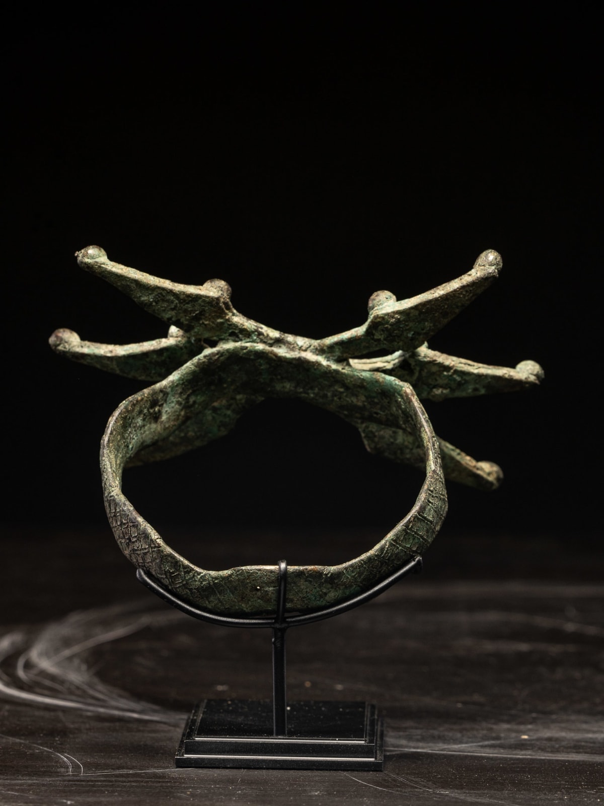 Ceremonial Bracelet (debira) with six serpent heads (torfan), Gan People, Burkina Faso., 19th C