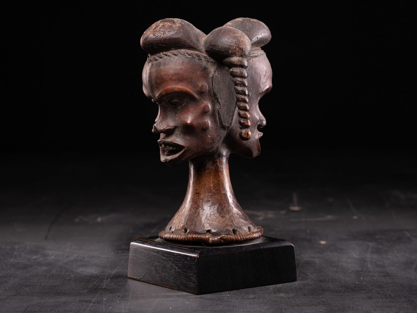 Double-Faced Female Headdress, Ejagham People, Nigeria, 20th Century