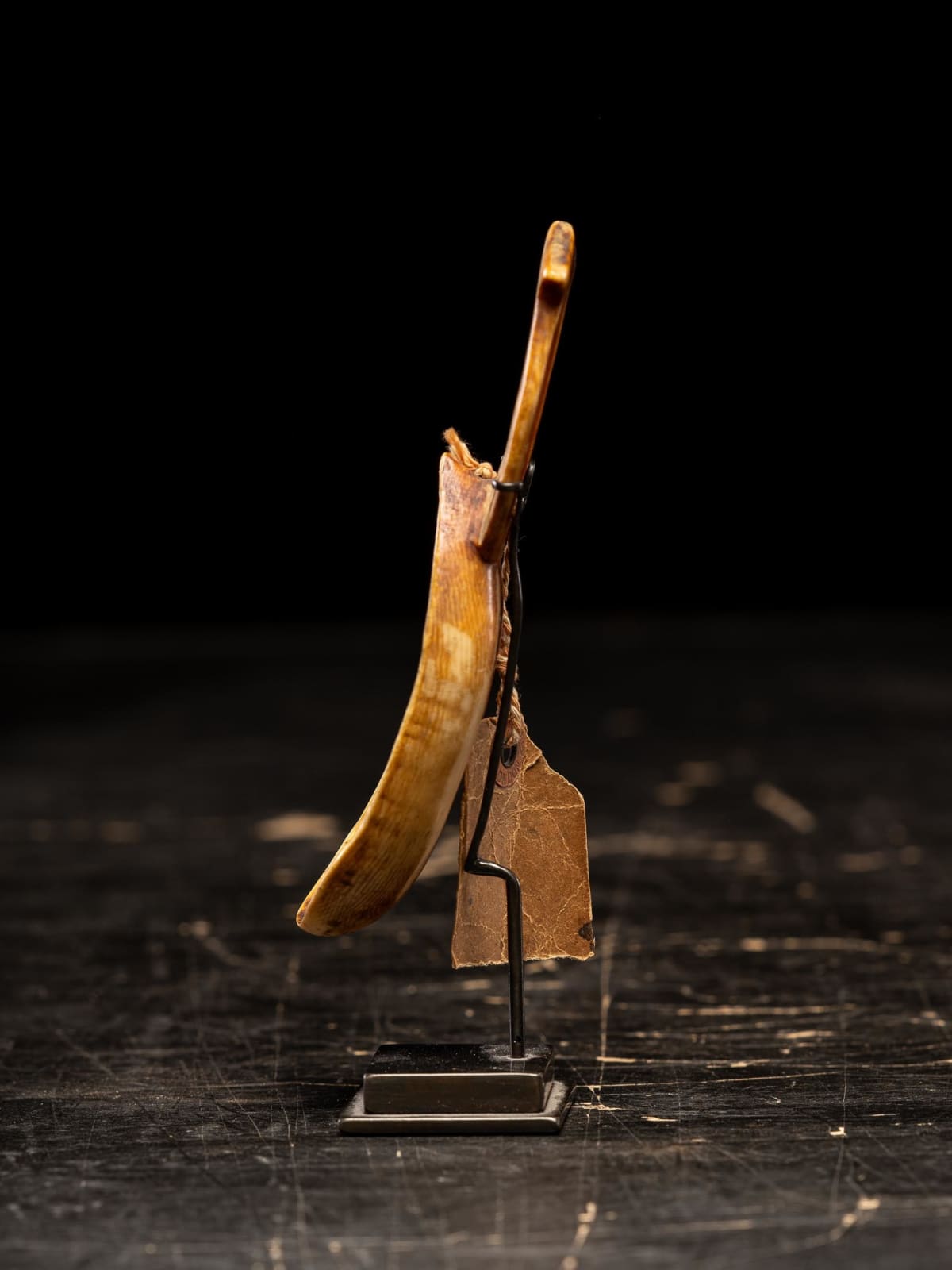 Boa ceremonial ivory Spoon, 1st half 20th C