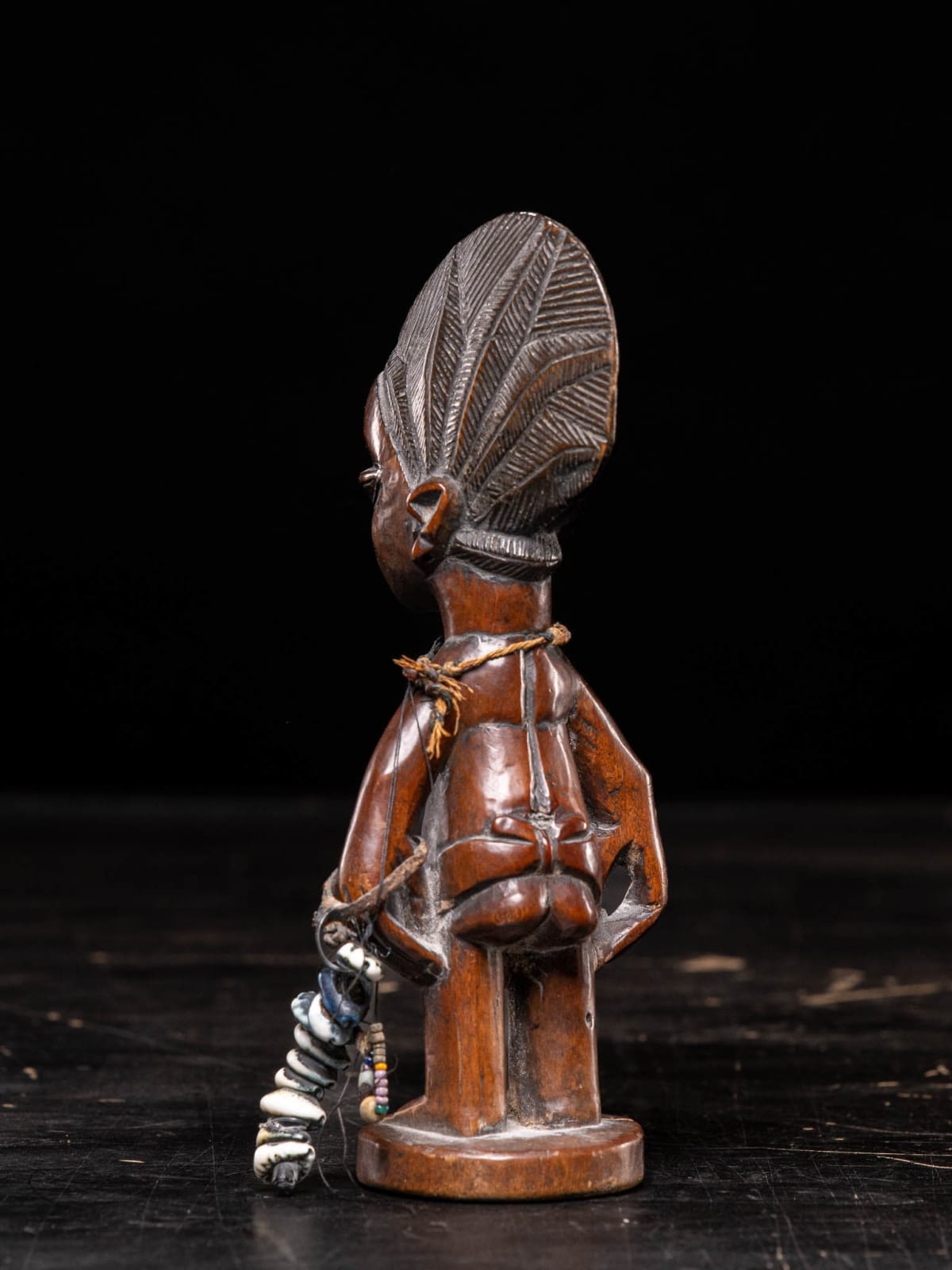 Couple of Ere Ibeji Twin Figures signed by Akinyode, Yoruba-Egba People, Nigeria, 1st half 20th C