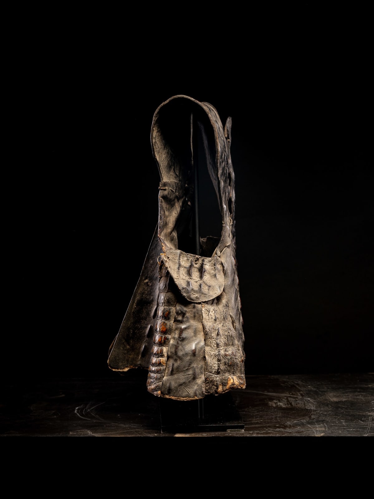 Nias Oroba Leather vest-shaped Cuirass Armor., 19th C