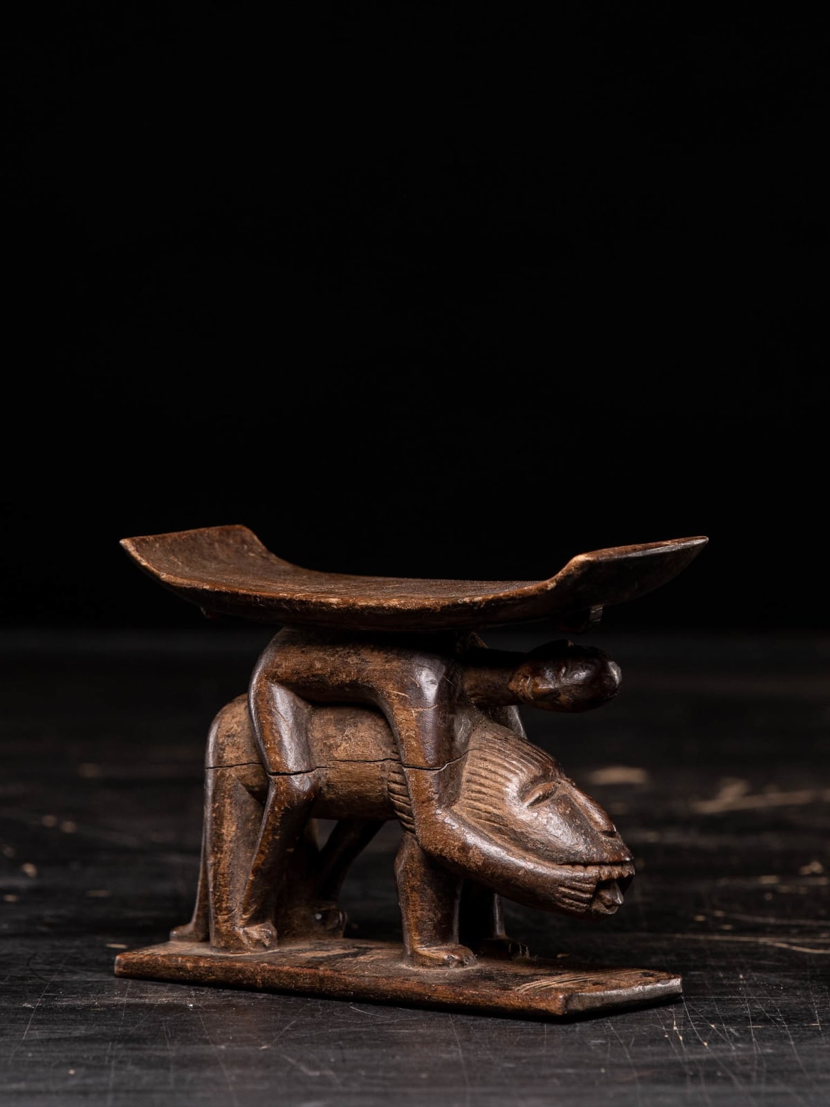 Ashanti Headrest Stool, Ghana, 1st half 20th Century