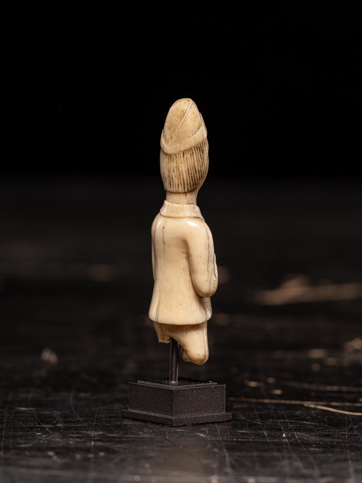 European figure (leg missing) carved by the Kongo people of the Loango Region, DRC, 19-20th Century