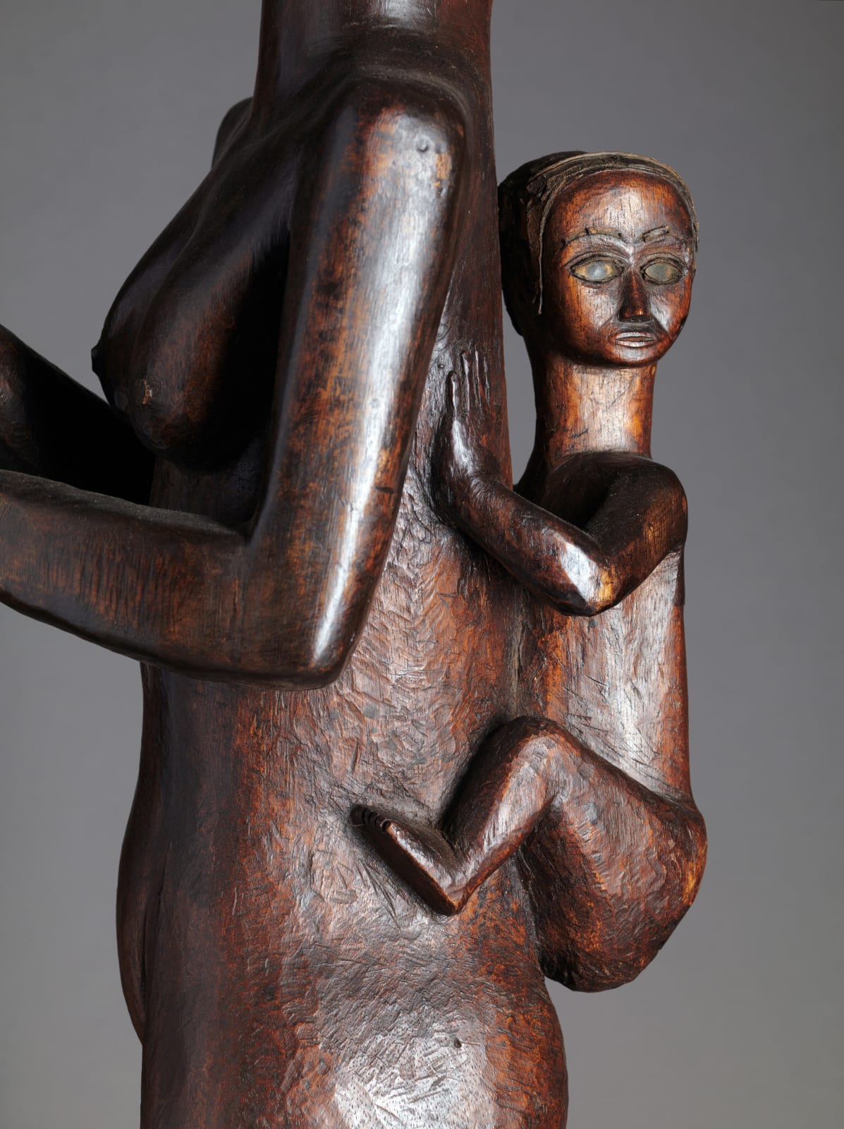 A standing Maternity Figure, Mabea-Fang People, Cameroon, 1st half 20th C