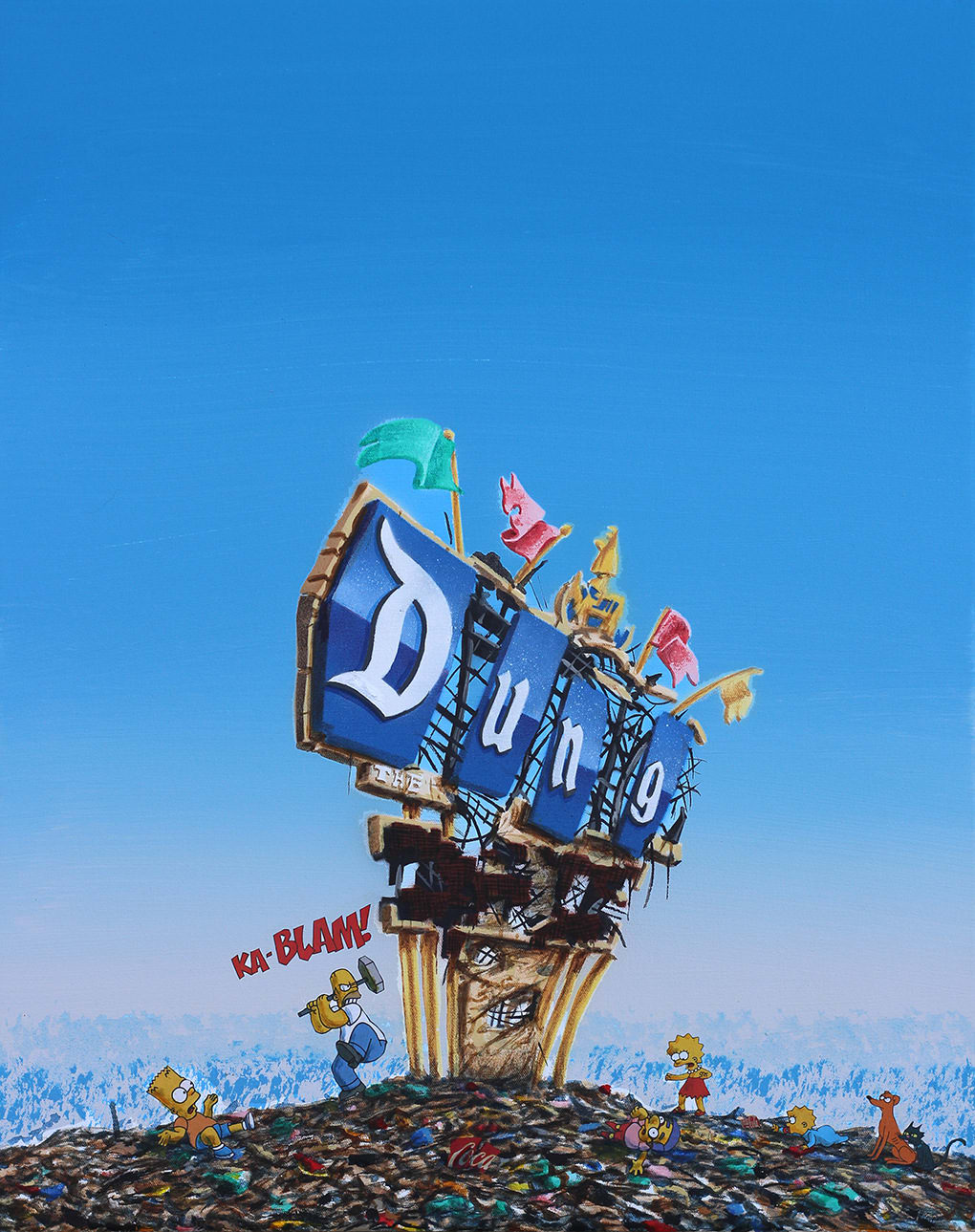 Jeff Gillette, Disneyland Sign 'Dung', 2022