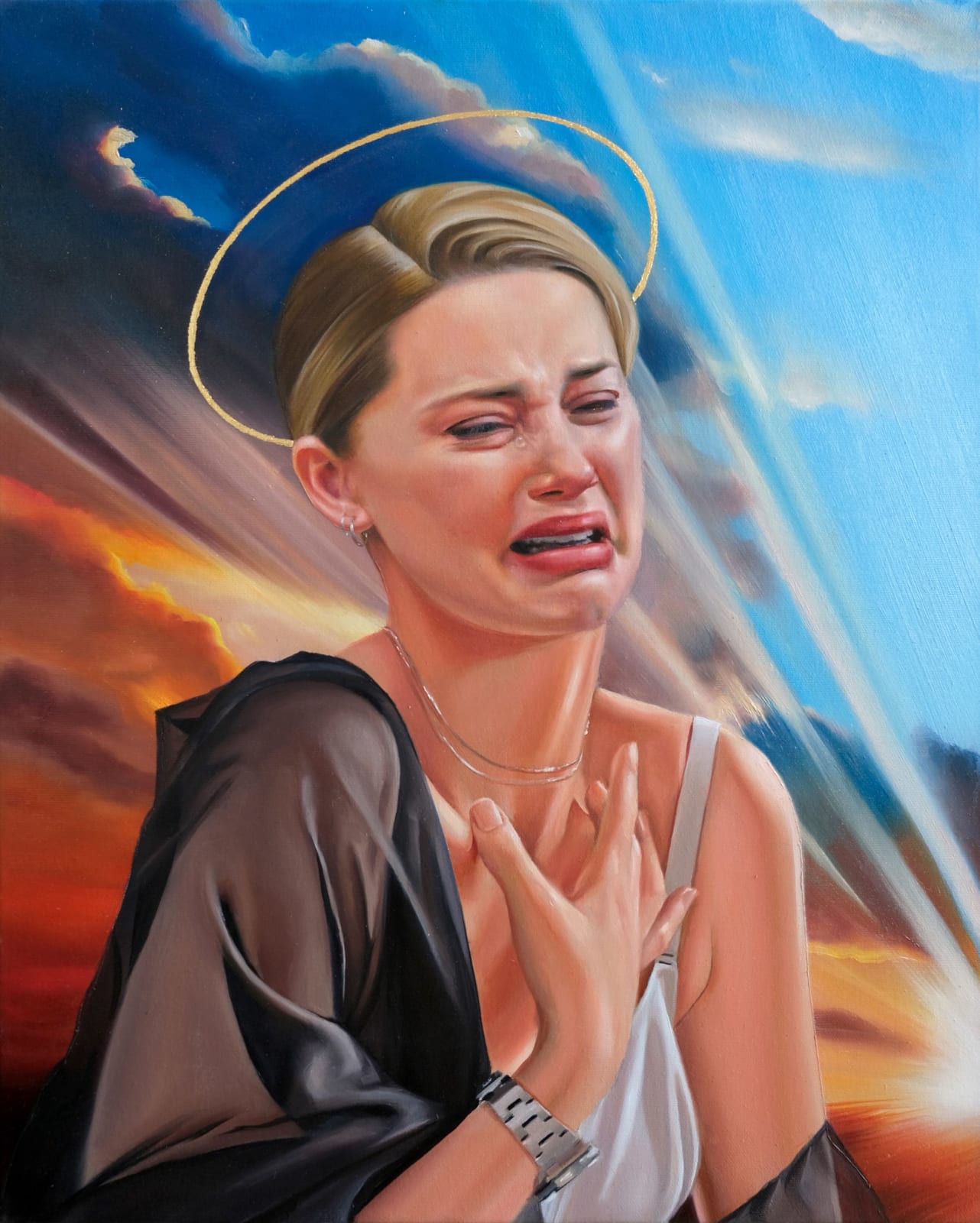 Painting by Roxy Peroxyde for