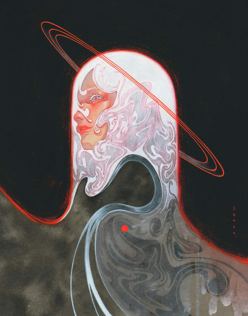 Painting by Shoko Ishida for