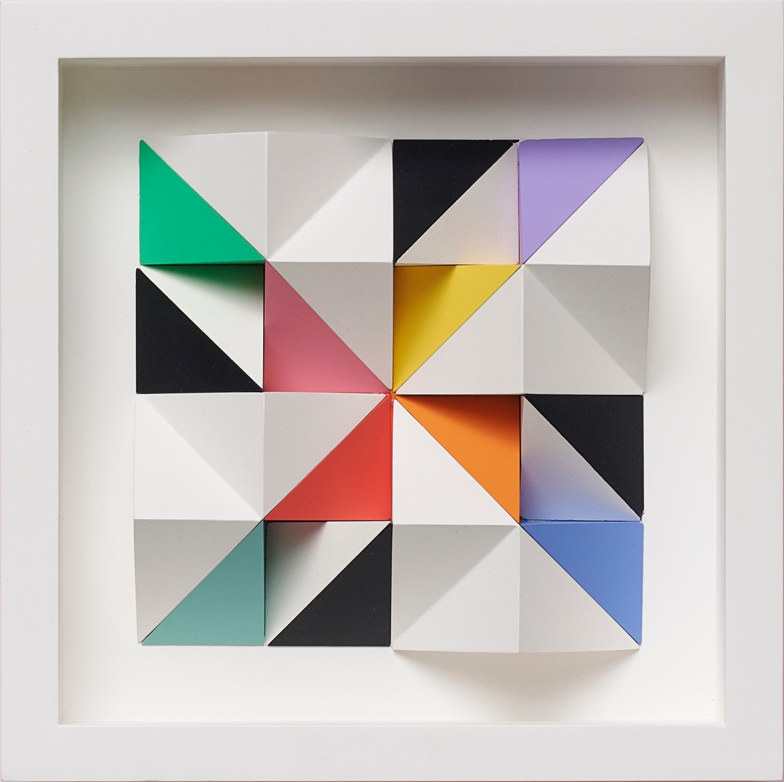 abstract relief assemblage by Sean Newport