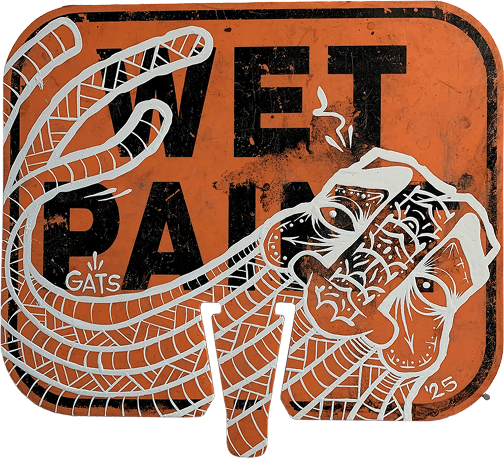 GATS, Caution Wet Paint #2, 2025