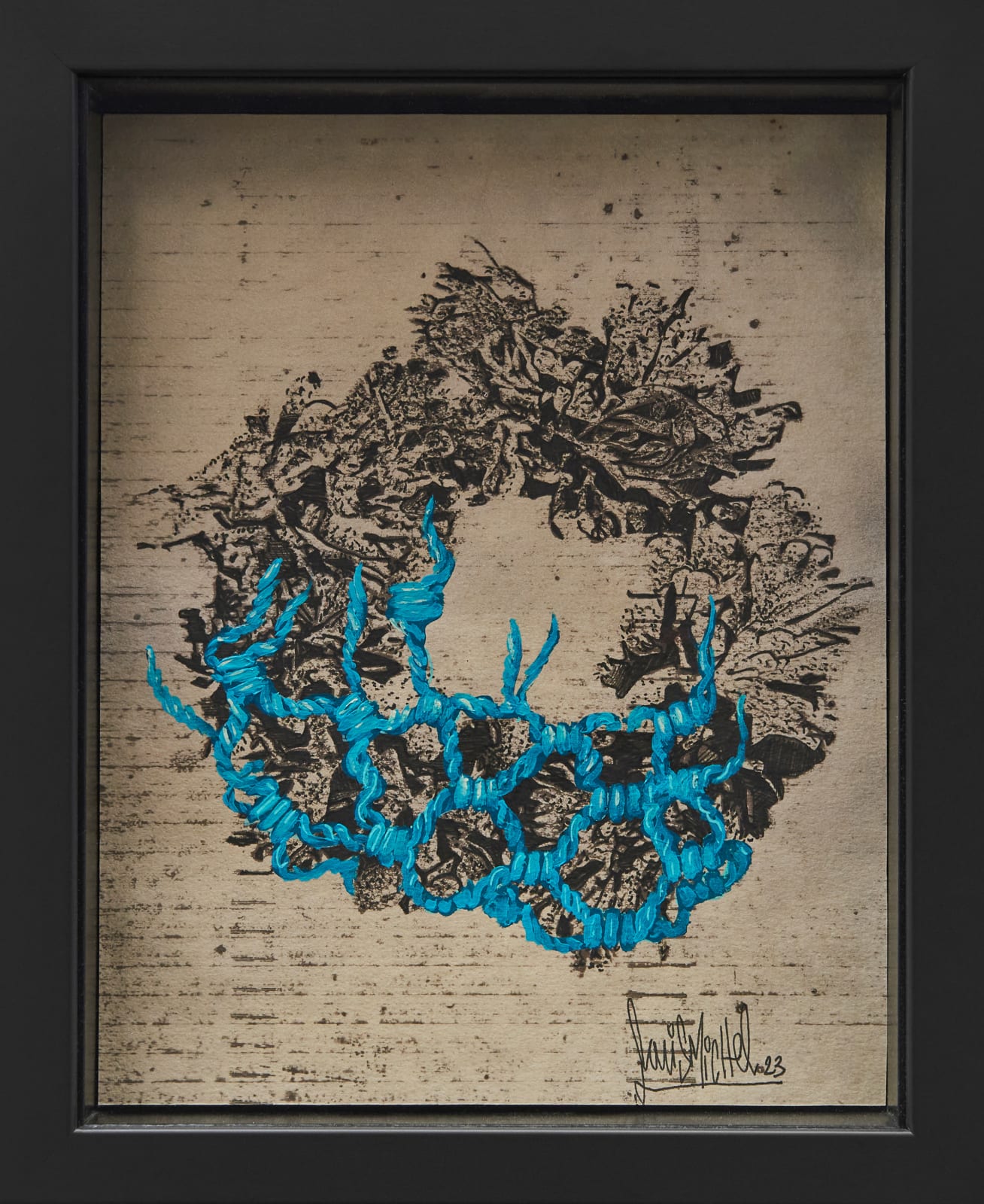 Louis Michel, Cyanotype #3, 2023