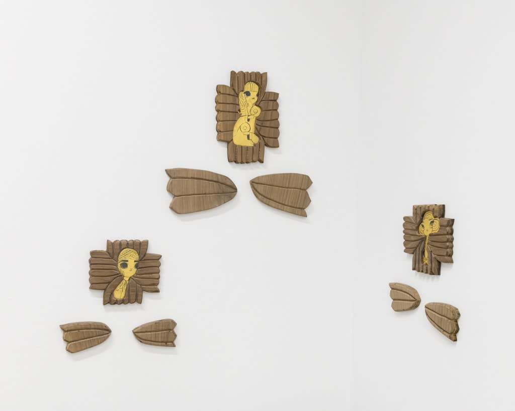 Install image of the exhibition Music Island by artist duo KeFe.