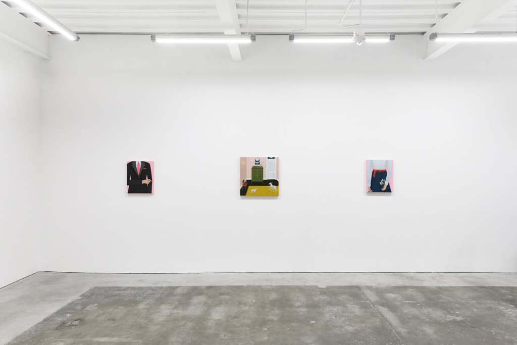 Installation view of Angela Burson's exhibition